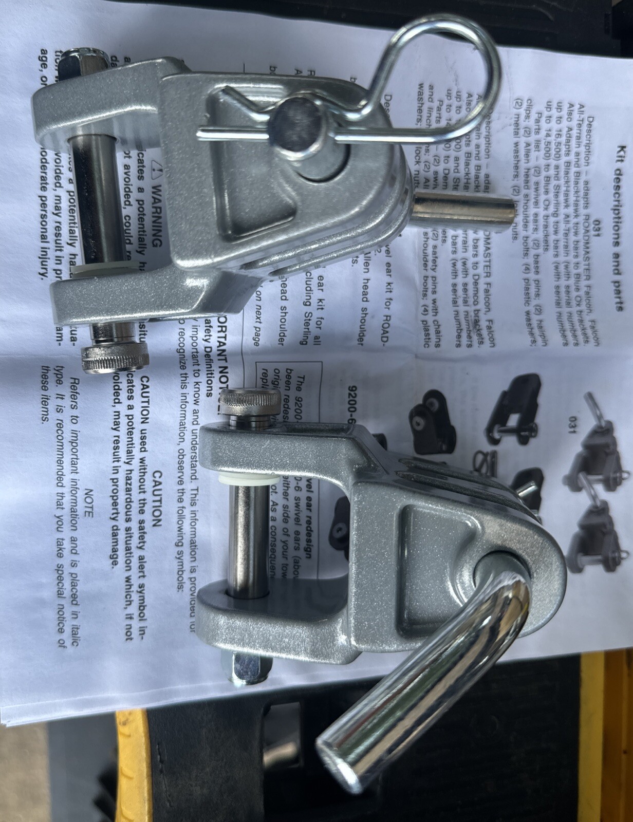 Roadmaster 031 Tow Bar Adapter *Read* New – Some Are Open Box