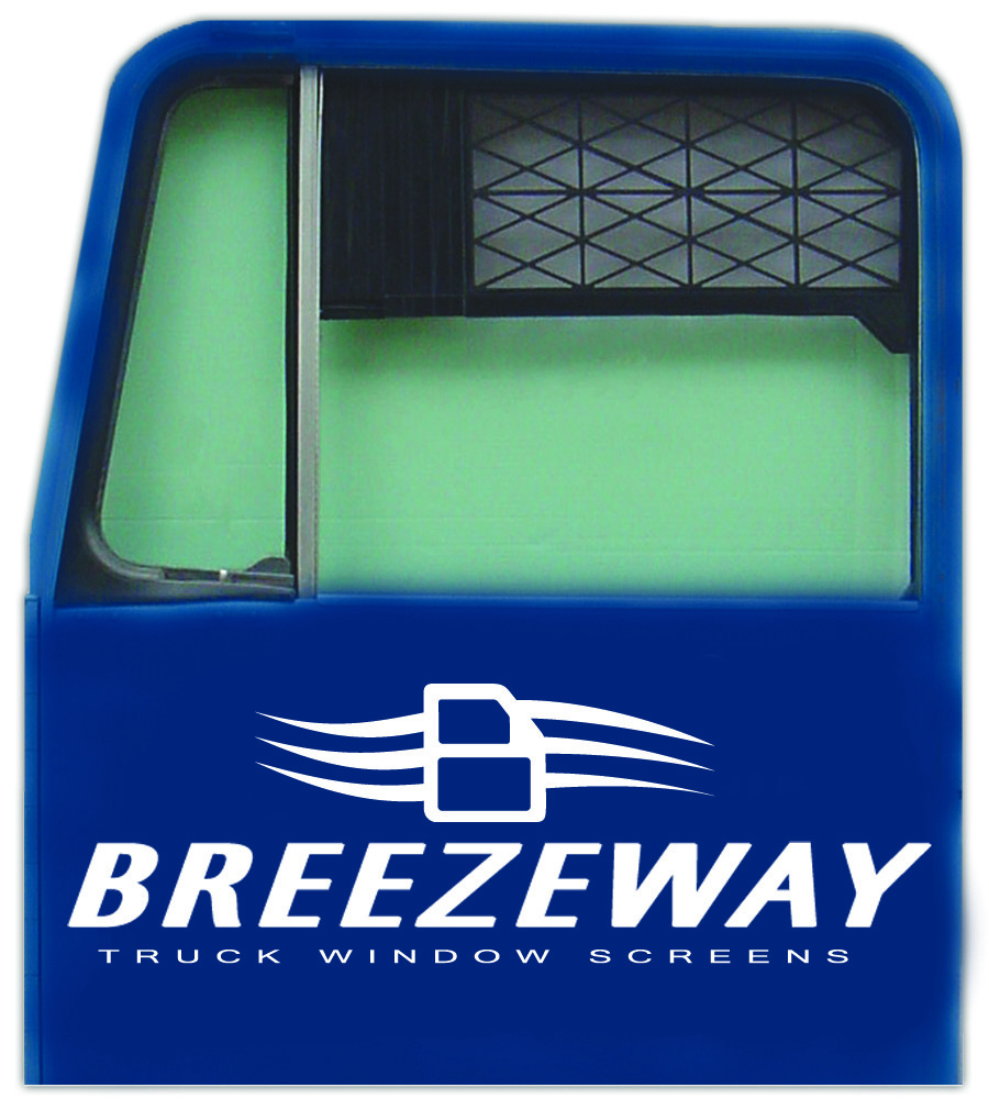 #3 Breezeway Screen Truck Window Screen, Set of 2 (Save Fuel) GREEN as it gets.