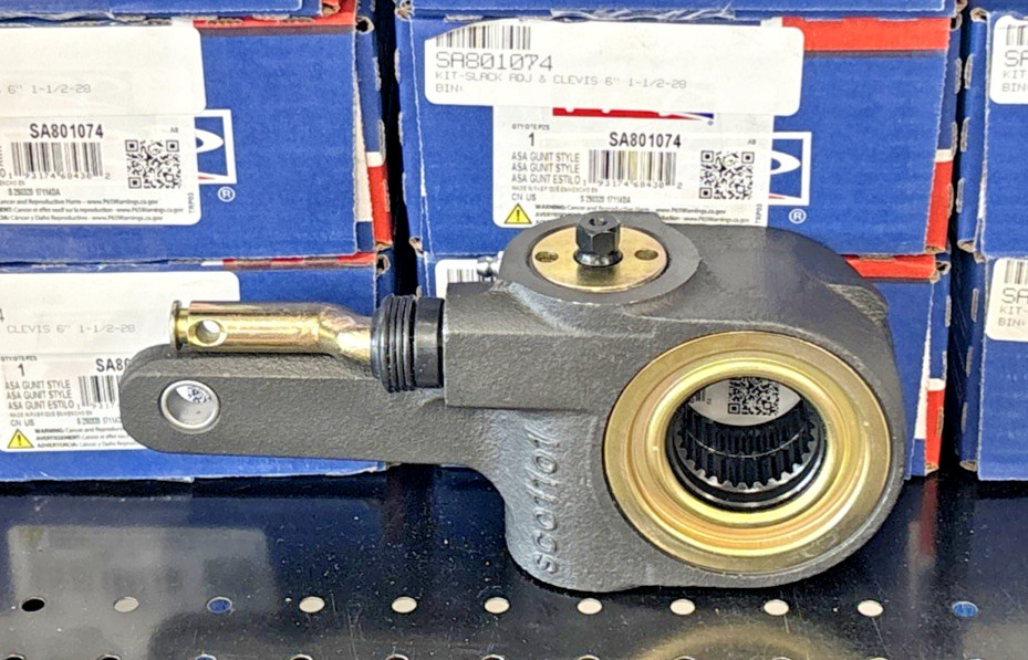 NEW GENUINE PACCAR TRP BRAND SLACK ADJUSTER & 6″ 1-1/2-28 CLEVIS KIT~SA801074