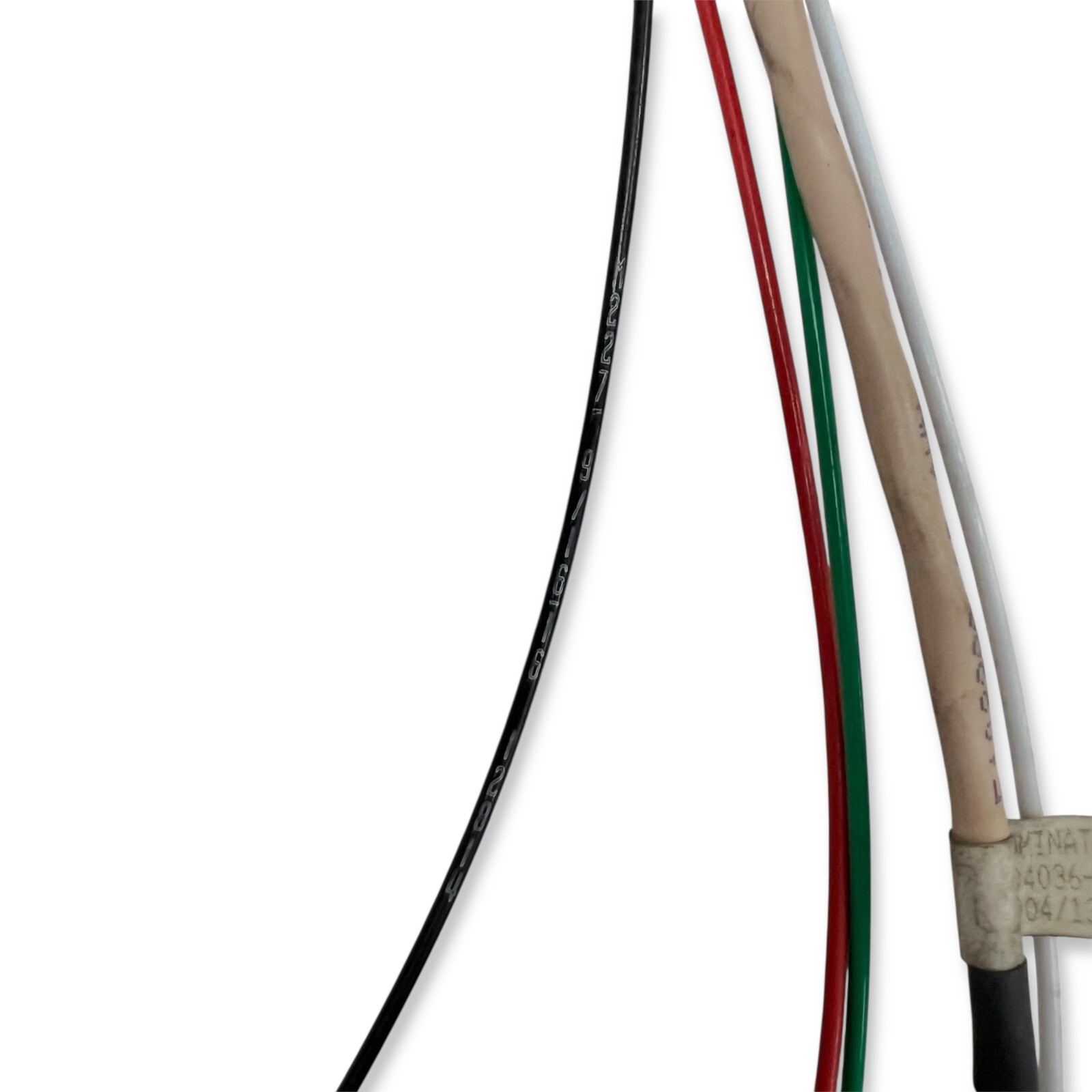 Luminator 504036-001 Rev C 6-Pin Panel Mount Circular Connector w Wiring Harness