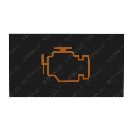 24-00909-063 Dash Indicator Light Polycarbonate, Amber, Legen for Freightliner
