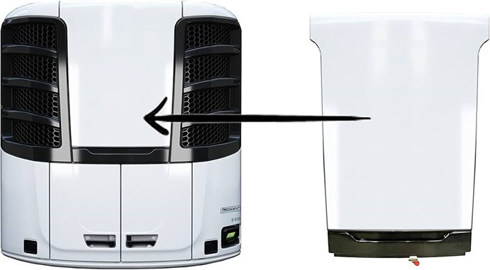TORQUE Reefer Top Center Door Panel for Thermo King Precedent S-600 S-700