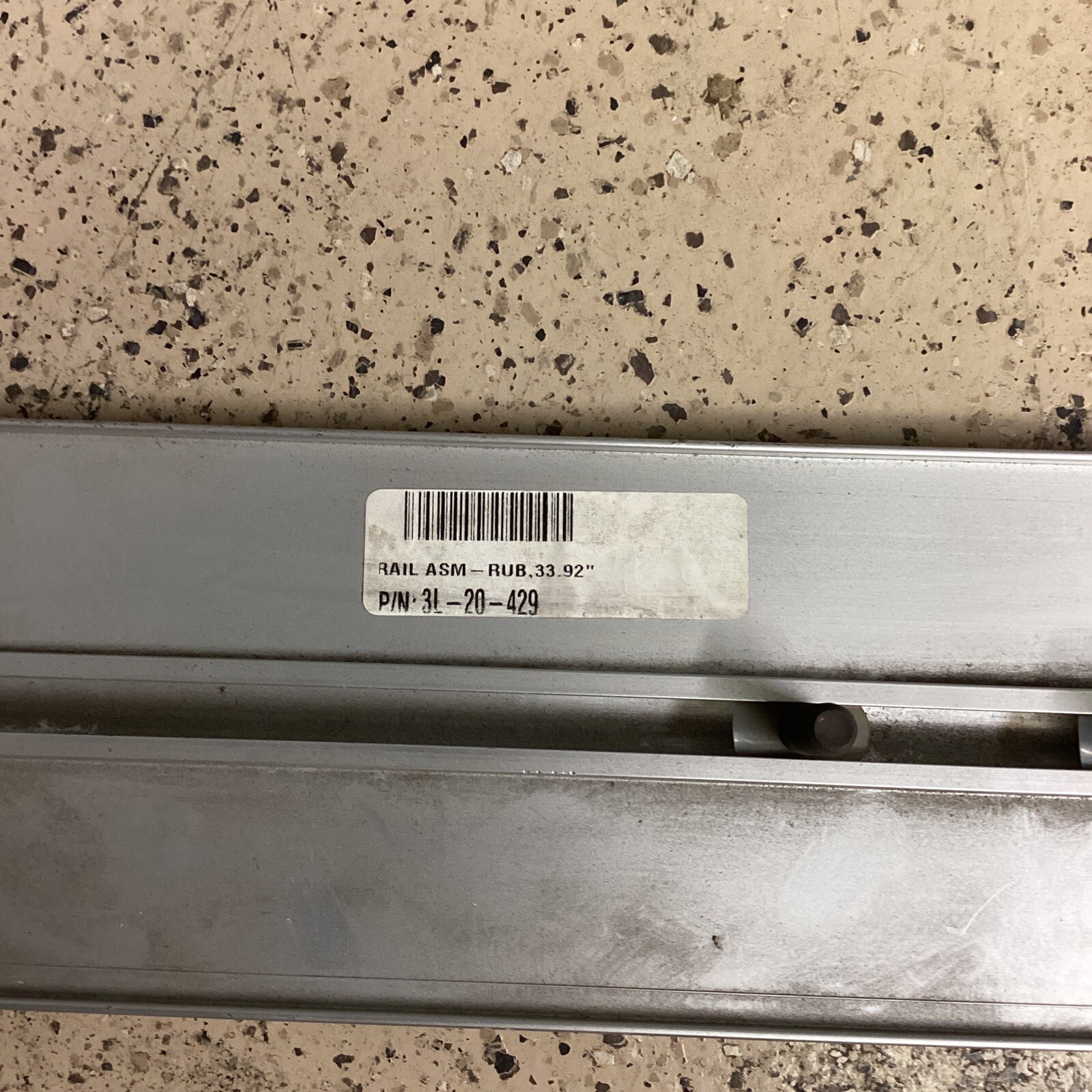 MCI Gillig Coach Charter Bus Rub Rail Assembly Rear Service Door 3L-20-429