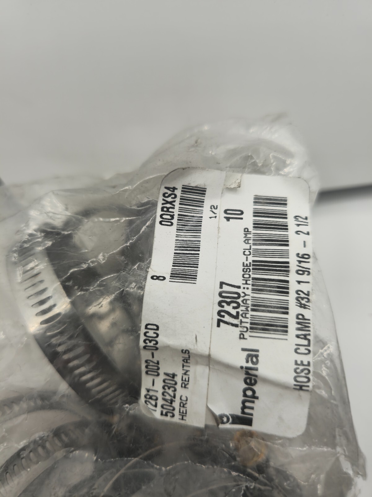 (QTY 20) Imperial Slotted Hex Head Hose Clamp 1-9/16″ to 2-1/2″ 72307