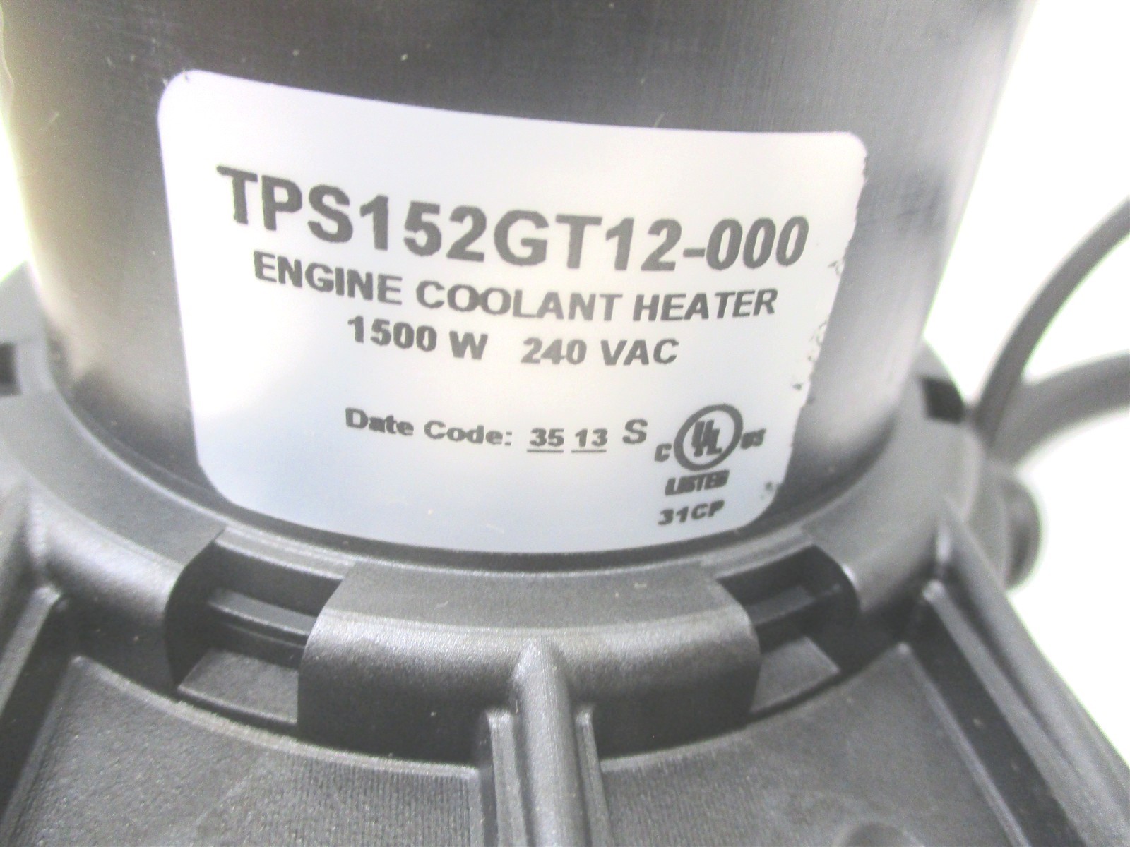 TPS152GT12-000 HOTSTART TPS SINGLE PHASE THERMOSIPHON ENGINE HEATER 240V 1500W