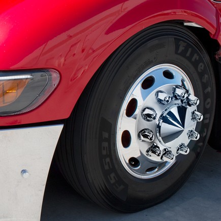 United Pacific 10084B Wheel Lug Nut Cover 1.5″ X 2 3/4″, Chrome, Plastic, Tall,