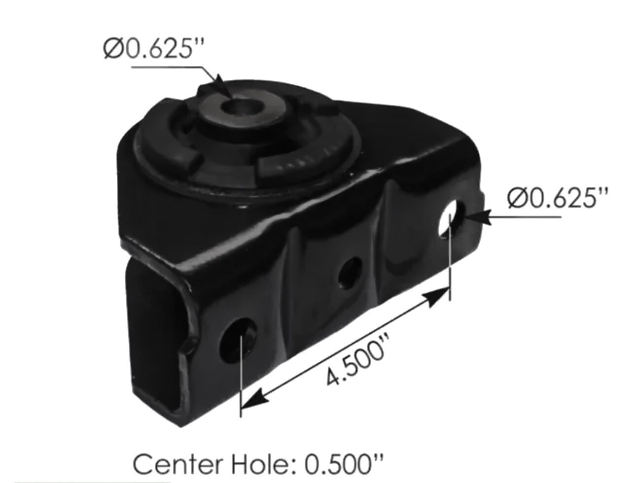 08-17 Pairs for Freightliner Front Cab Mount with Bushing Replaces 18-59922-000