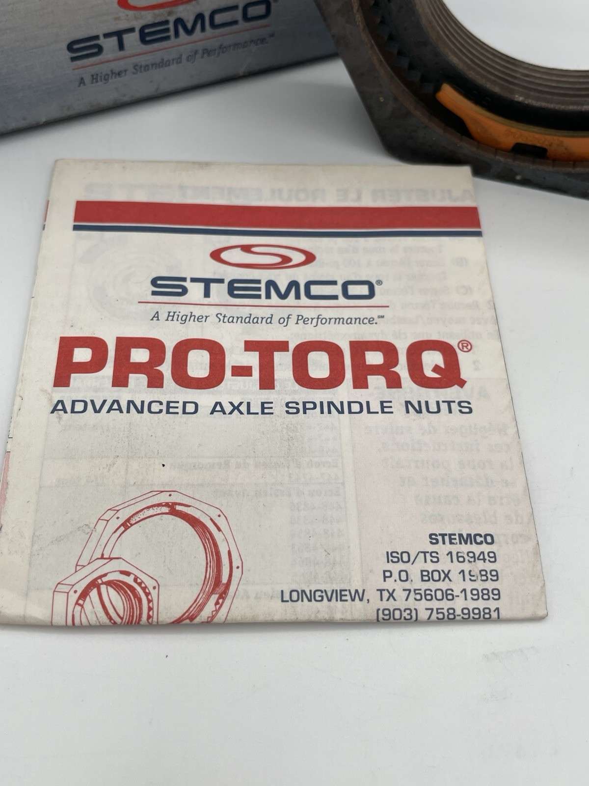 NEW Stemco Pro-Torq 449-4904 Spindle NUT