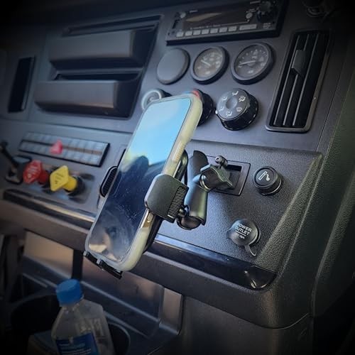 Universal Phone Holder Kit for Freightliner Cascadia 2018-2026, RAM Compatible,