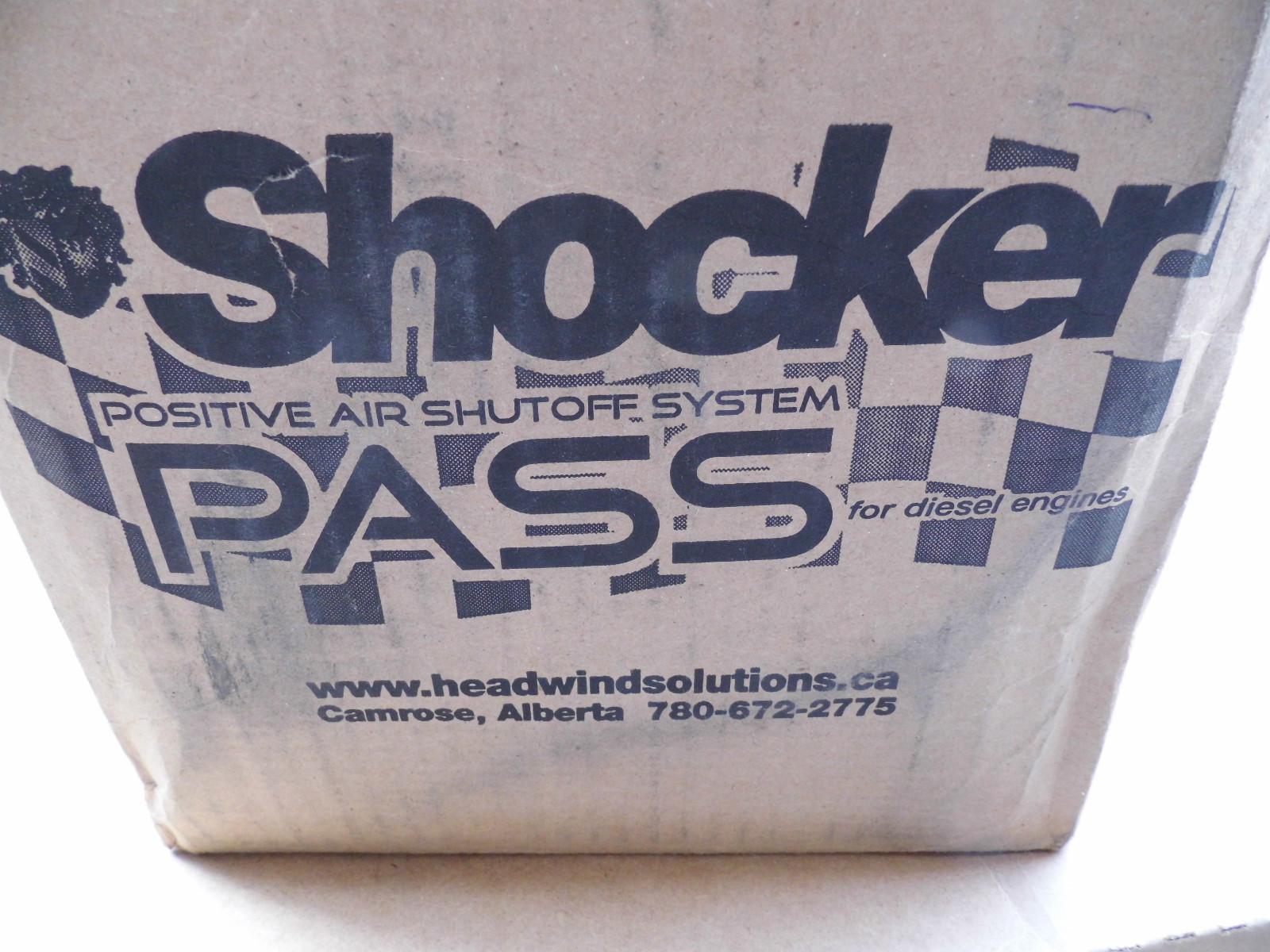 SHOCKER PASS-25 24V POSITIVE AIR SHUT-OFF SYSTEM 24V DIESEL 2.5 INCH INTAKE