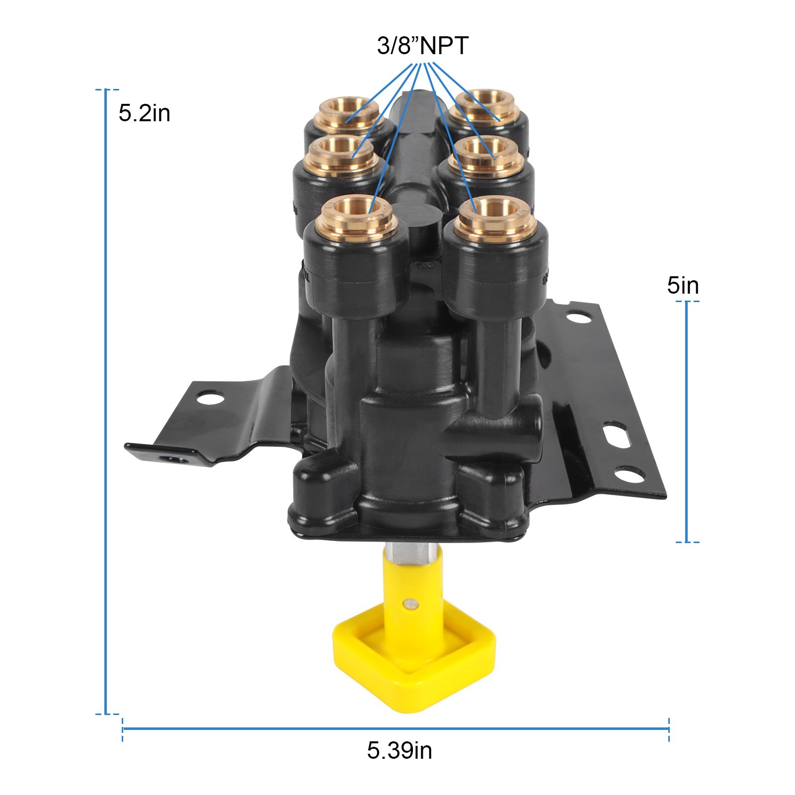 KN20619 MV3 Dash Air Brake Control Valve For Haldex Volvo 20560009 Keene Truck