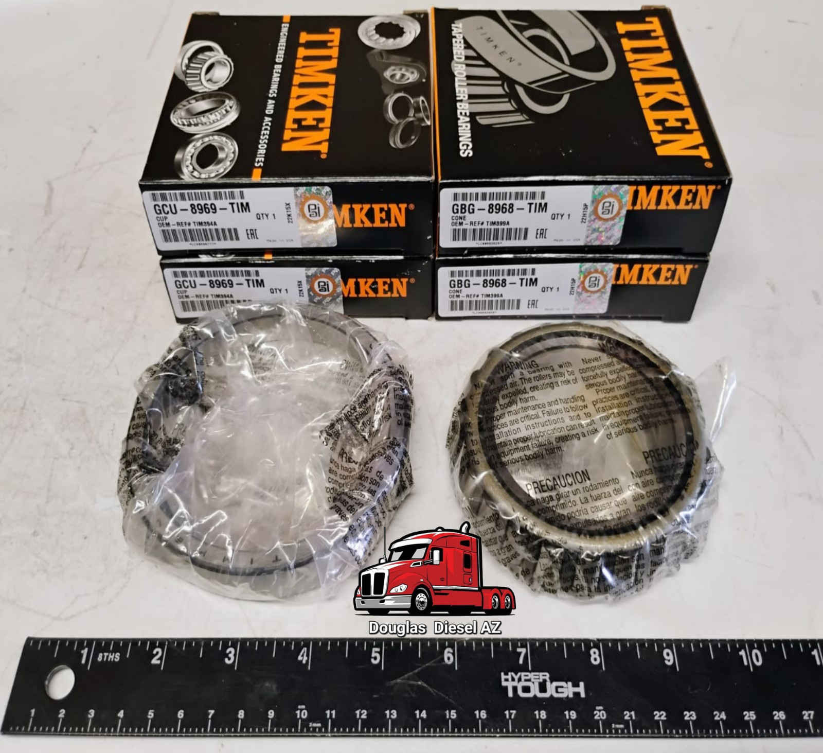 BULL GEAR BEARING KIT for 12.7L Series 60. PAI # 681815. Ref. # DETROIT 8929430