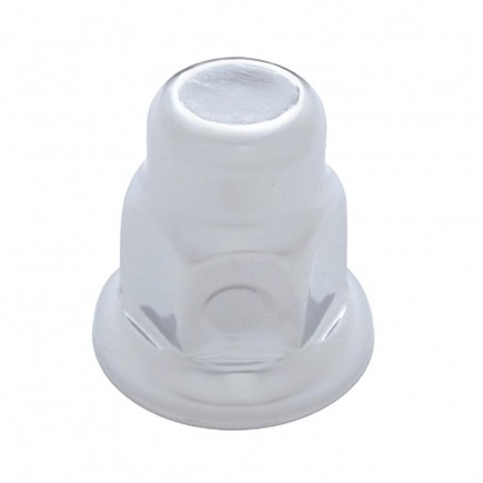 United Pacific 10043 Wheel Lug Nut Cover 32mm X 2″, Chrome, Steel, Tall, With Fl