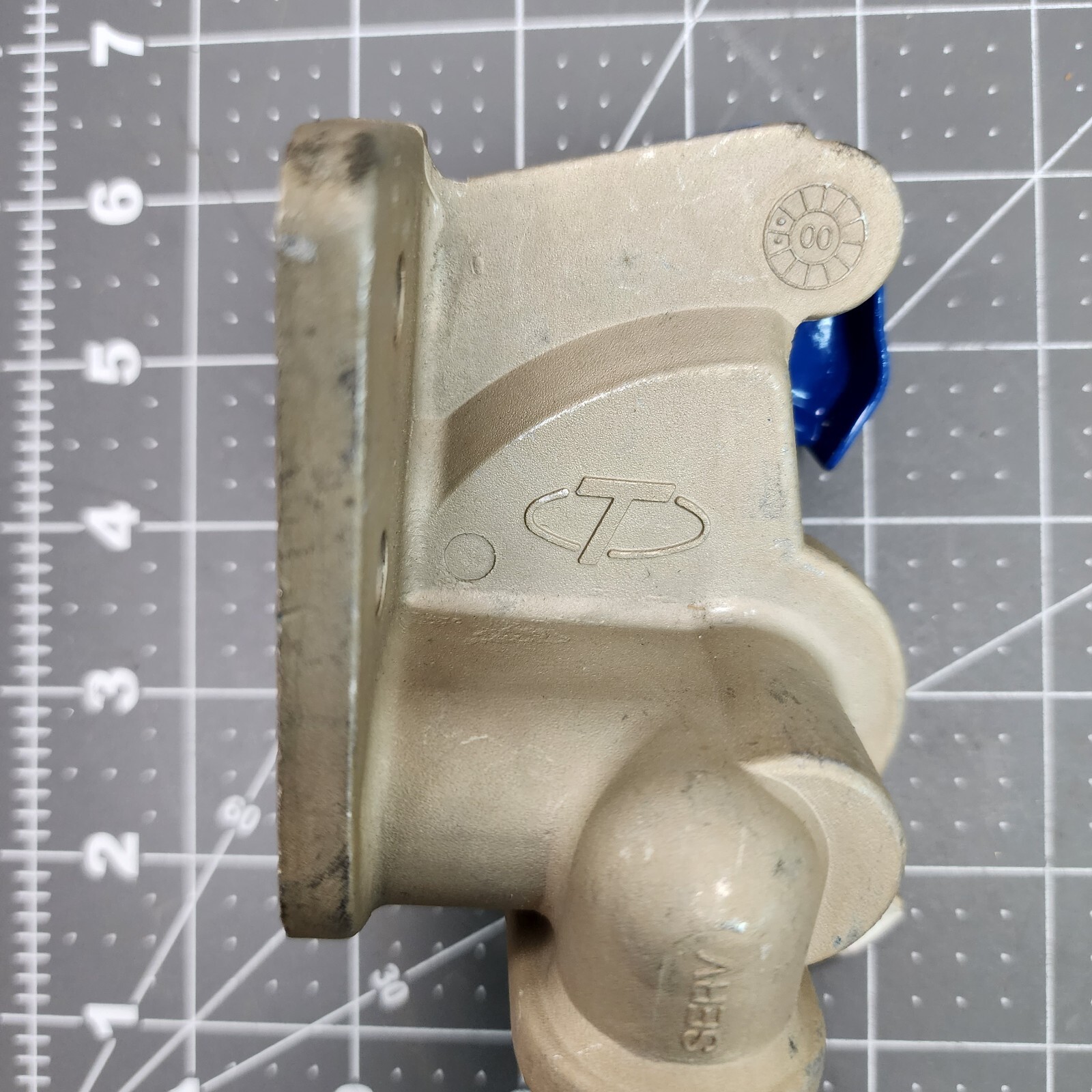 Haldex Midland Sloan Blue Angle Mount Hose Coupler (Gladhands)[B1S3]