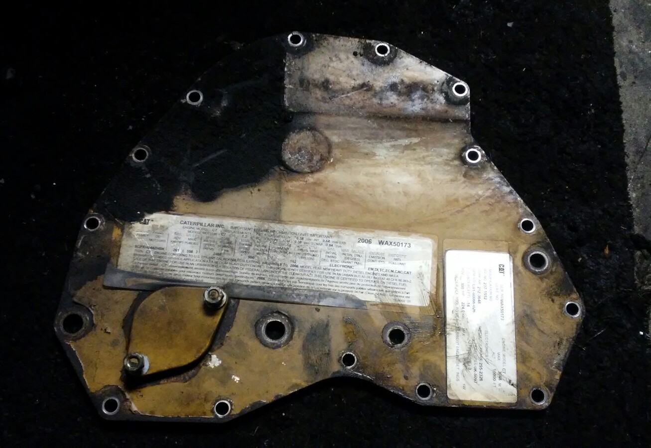 2004 – 2008 CATERPILLAR C7 FRONT ENGINE COVER 7C1445 – 7C-1445
