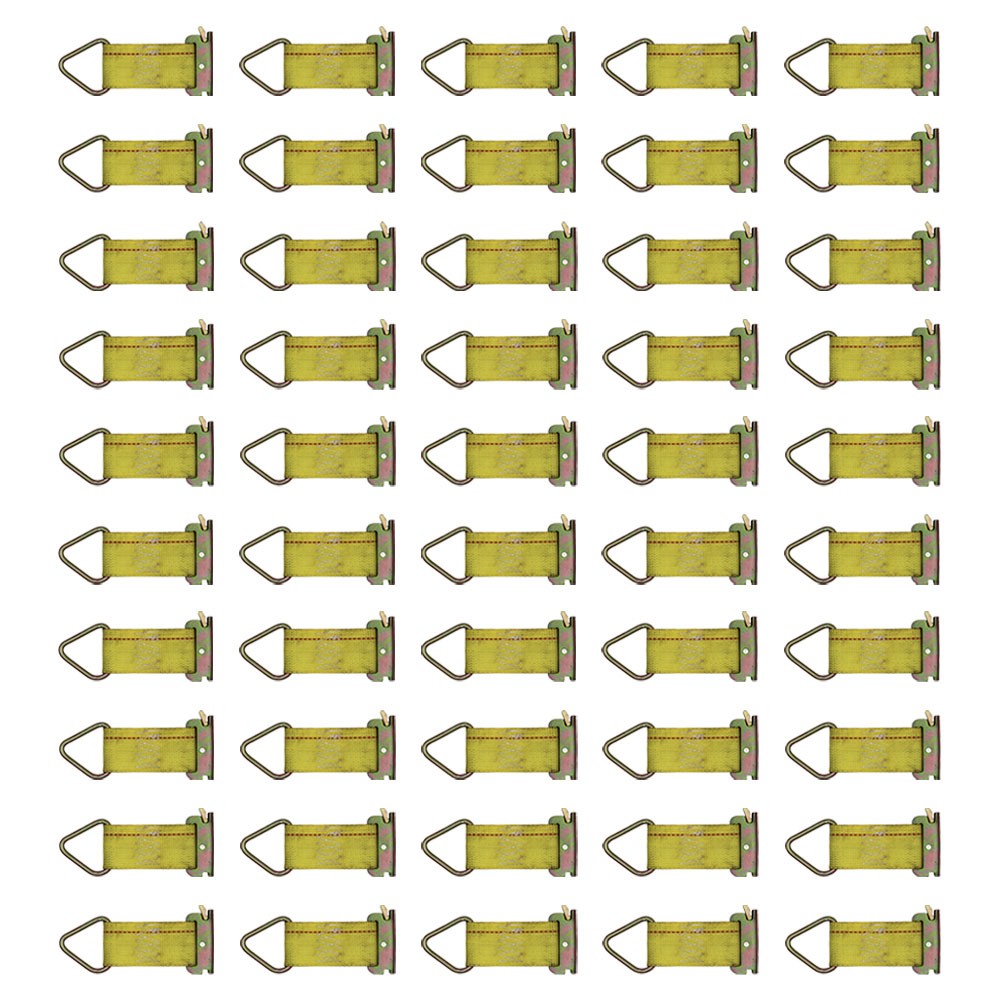 50 pk E Track Fitting Rope Tie Off Enclosed Trailer Cargo Trailer Tie Down Strap