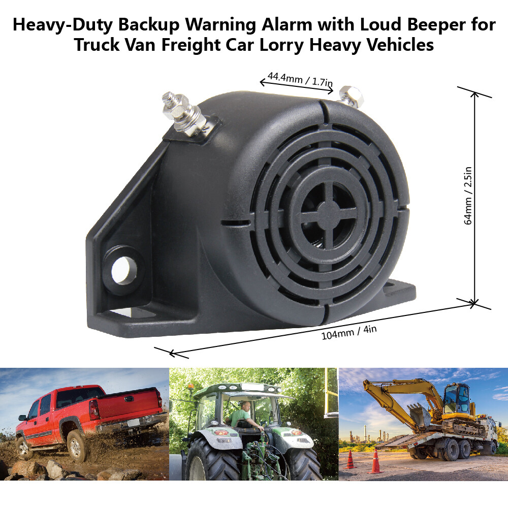Universal 12v/24v Backup Car Truck Reverse Alarm Buzzer Easy installation
