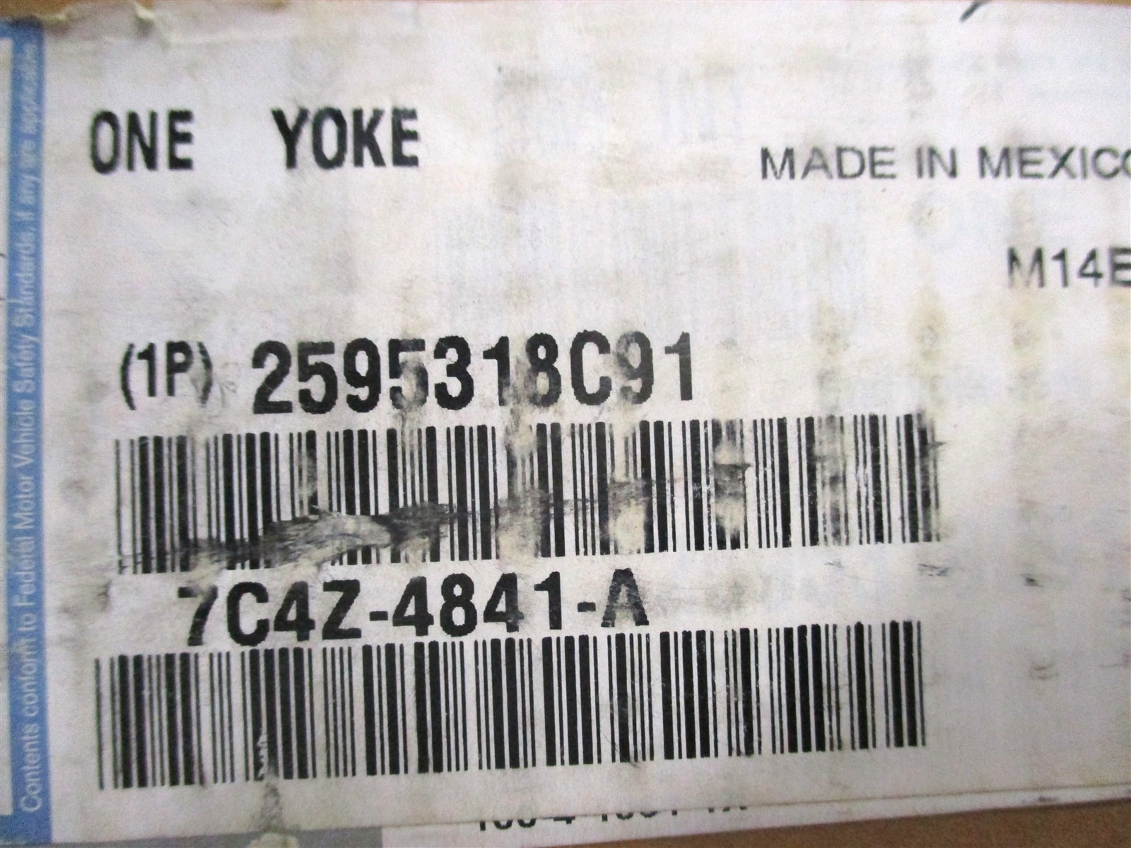 2595318C91 OEM INTERNATIONAL SPL100 DRIVE SHAFT END YOKE SPICER 100-4-1061-1X