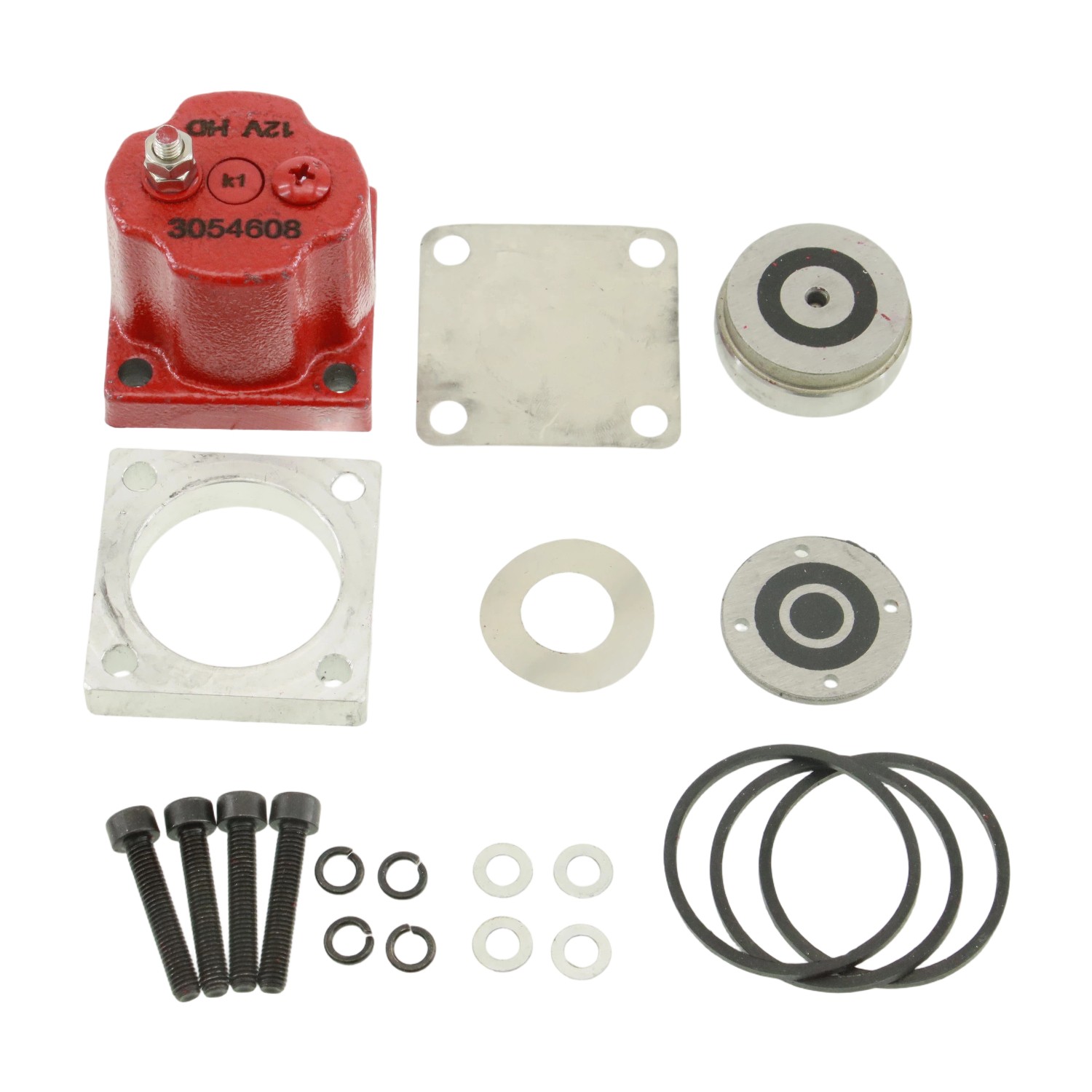 For Cummins N14 Solenoid US 180204 3054608 209940 NEW OEM Fuel Shutoff Valve Set