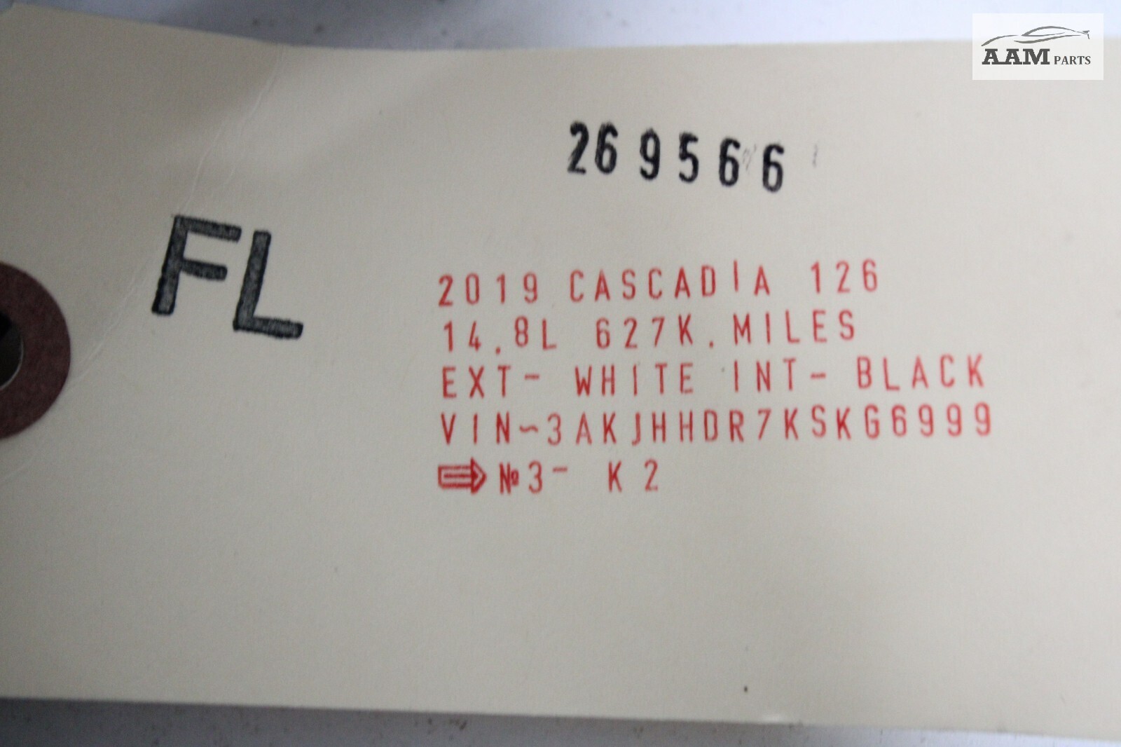 2018-2024 FREIGHTLINER CASCADIA FRONT LEFT SIDE WEATHERSTRIP SEAL OEM