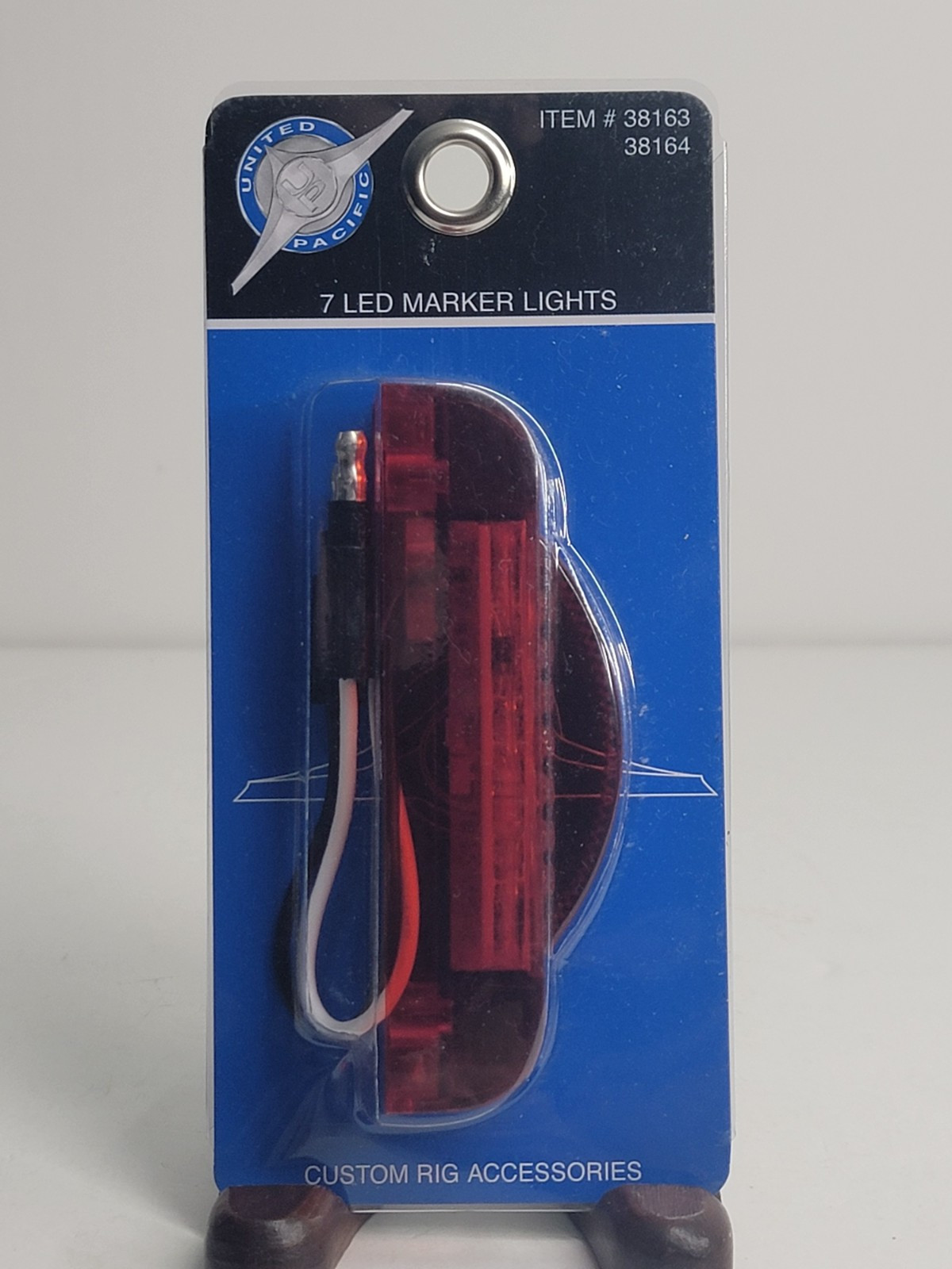 United Pacific 38164 Clearance/Marker Light Red Led/Red Lens, Rectangle