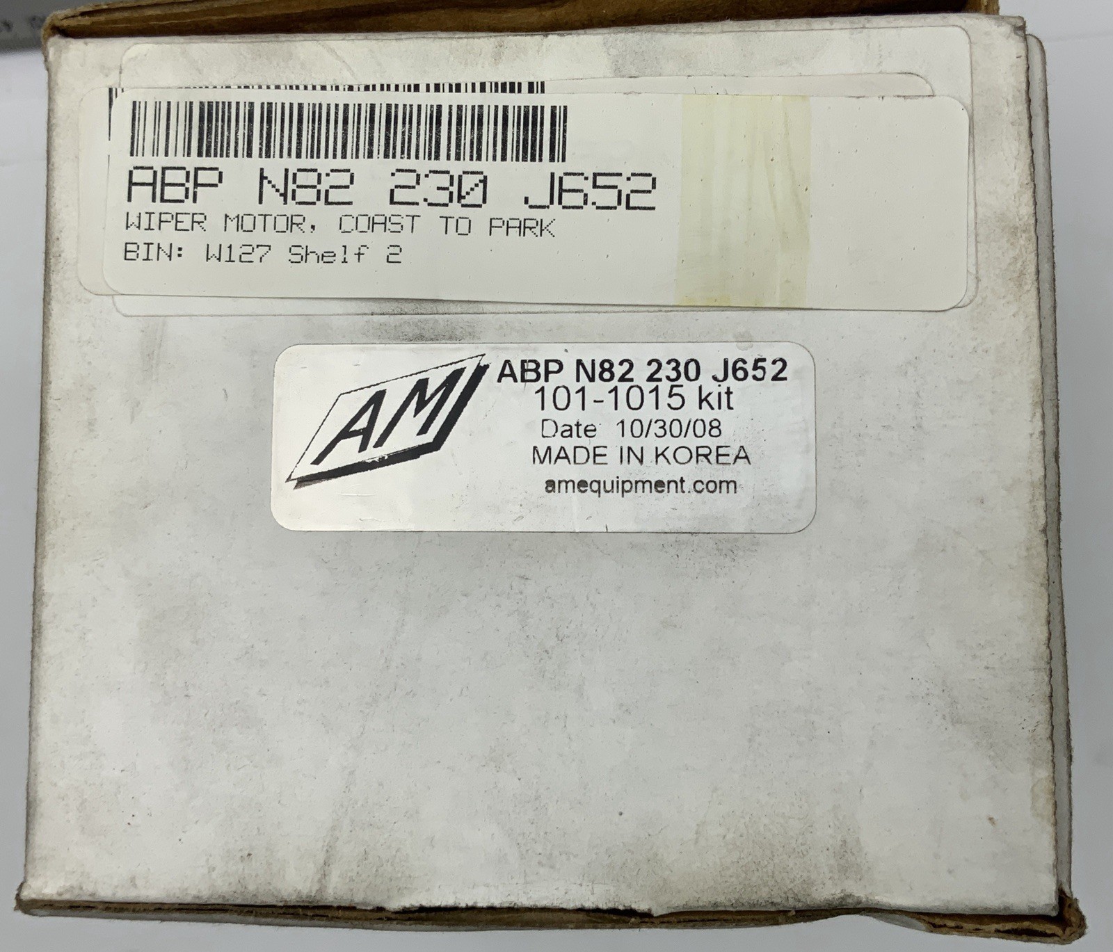 AM Equipment – Wiper Motor Kit# 101-1015 (P/N : ABP N82 230 J652) NEW Old Stock