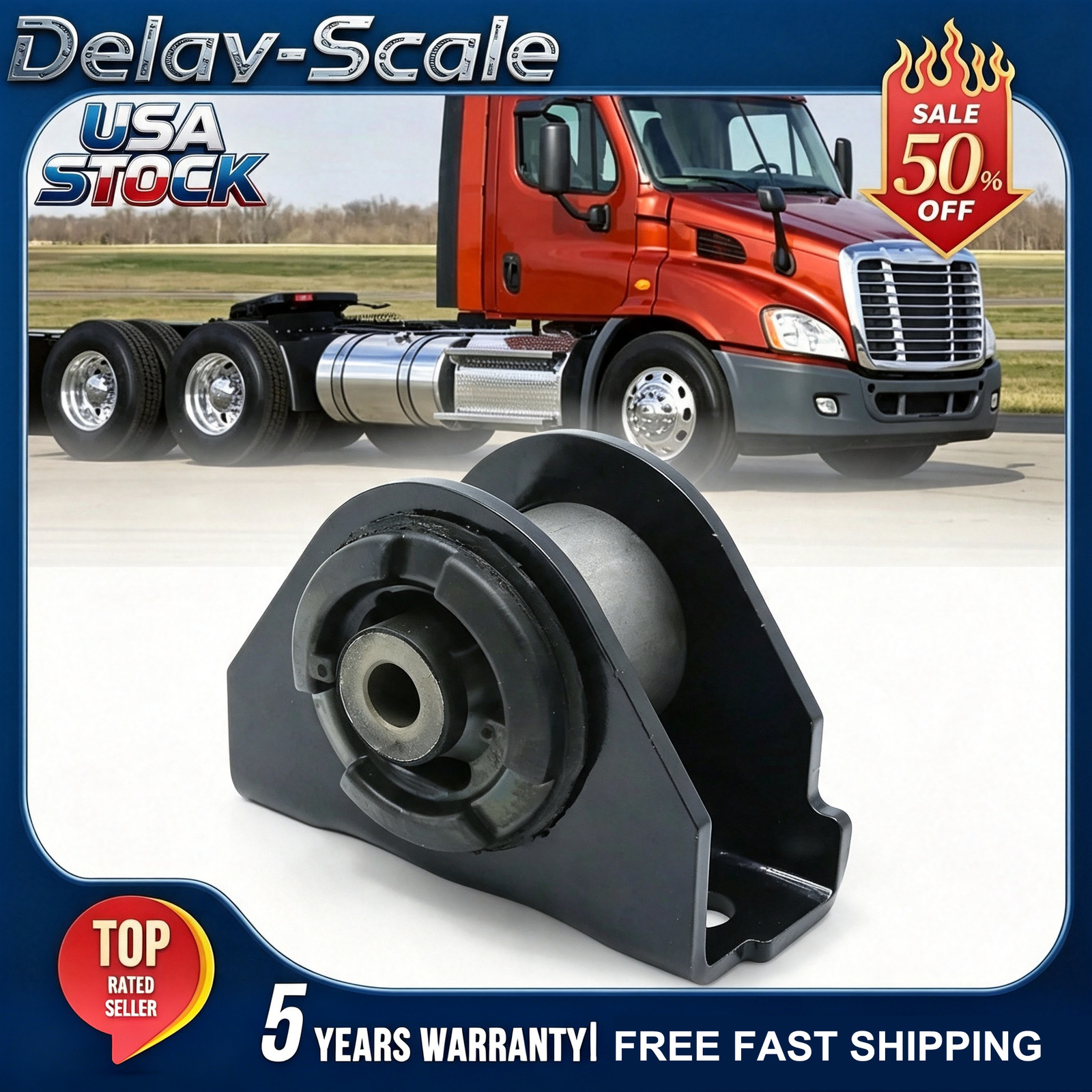 Front Cab Mount w/ Bushing Replaces 18-59922-000 For Freightliner 2008-2016 2017
