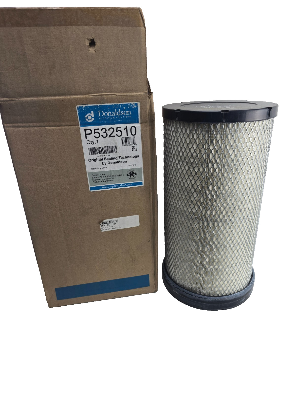 Genuine Donaldson P532510 Air Filter 6589 RS3515 A1586C 6I-2510