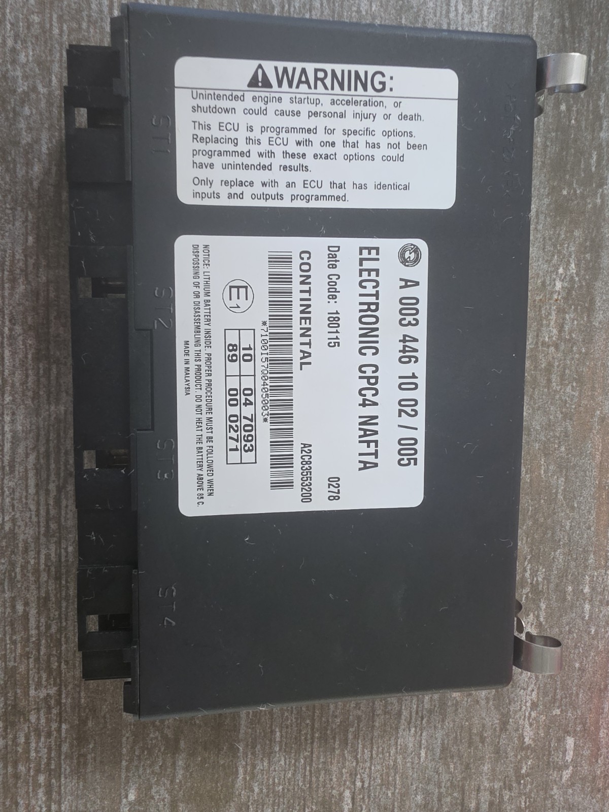 Freightliner CPC4 NAFTA A 003 446 10 02 / 005