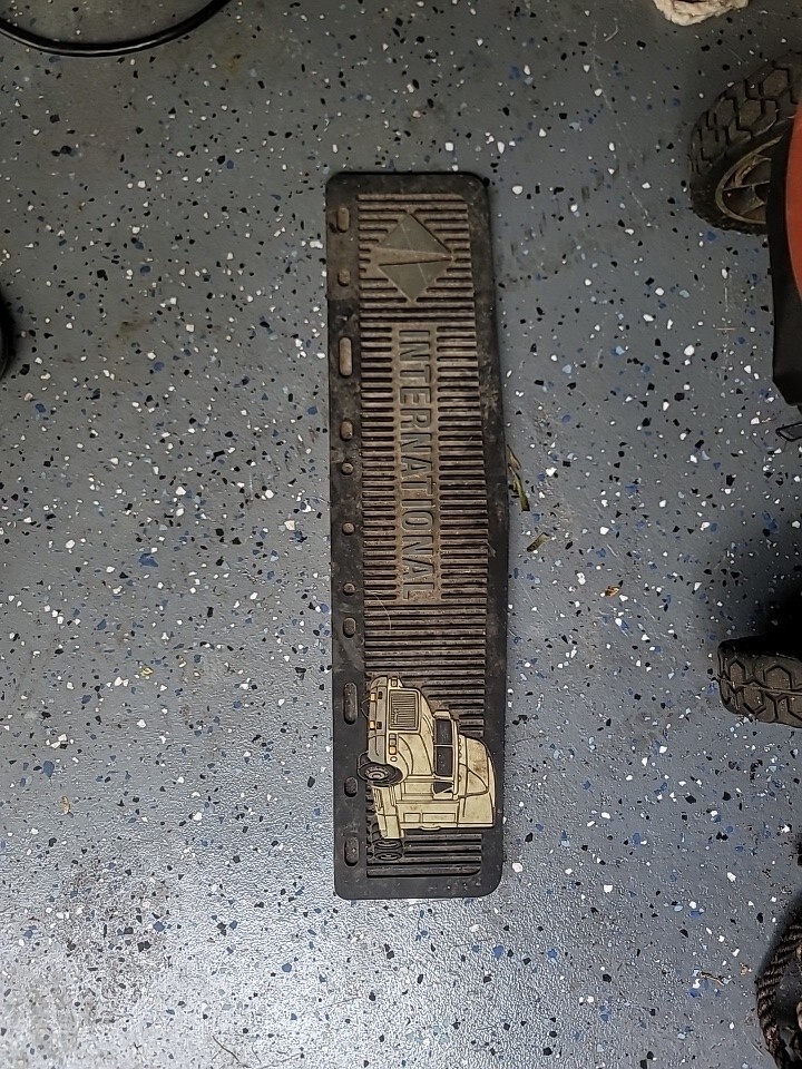 international semi truck parts accessories Rubber Hard Step Mat Floor Mat