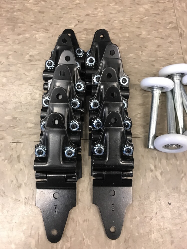 50 pack Whiting Door Repair Kit ALL Hinges + 2″ Rollers + Hardware! Todco Morgan