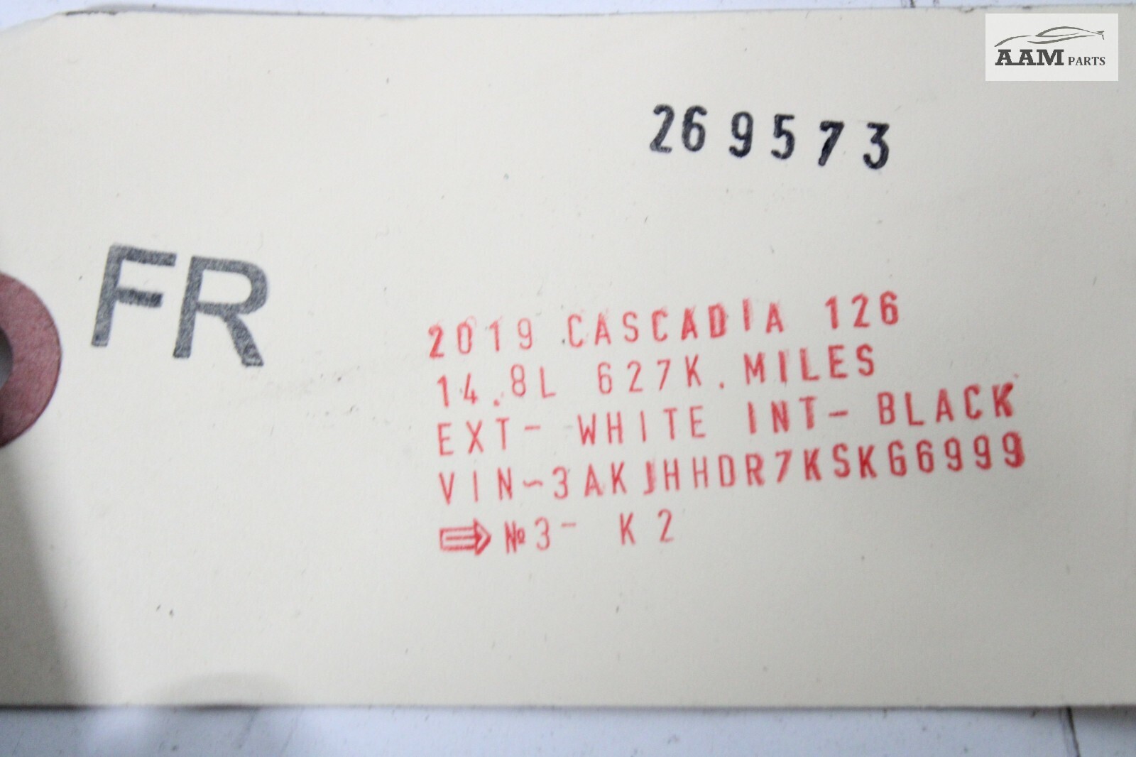 2018-2024 FREIGHTLINER CASCADIA FRONT RIGHT SIDE DOOR WEATHERSTRIP SEAL OEM