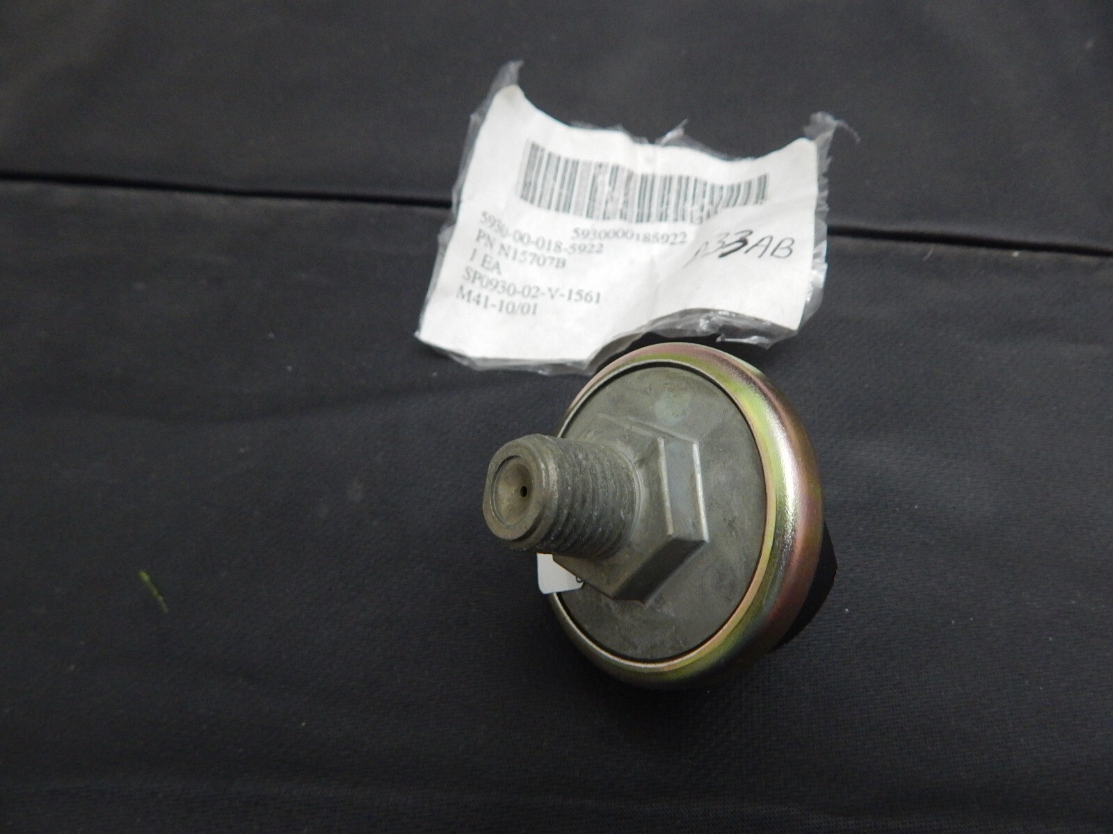 BERG MERITOR WABCO N15707B PRESSURE SWITCH 175 PSI RBE13250, 5930-00-018-5922