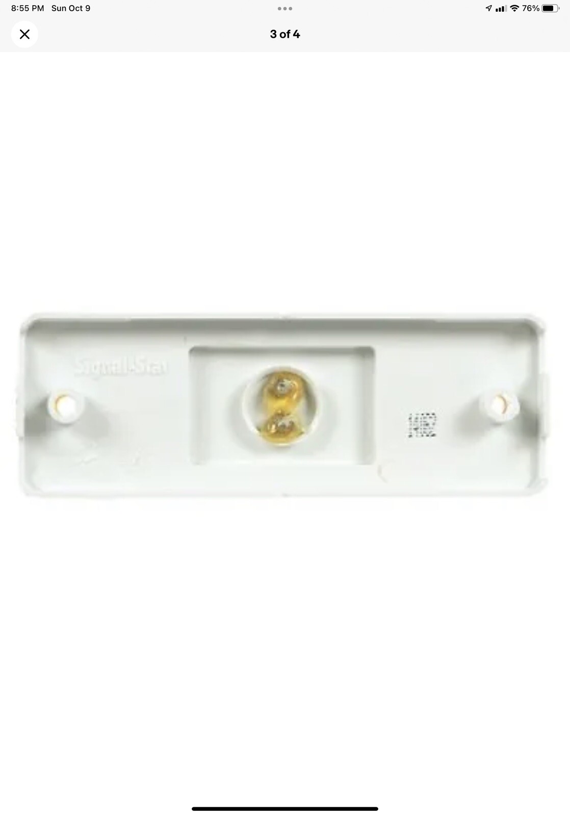 Truck Lite 29202Y 21 Series Marker Clearance Light Incandescent, Male Pin