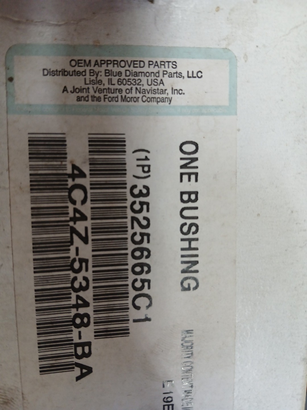 3525665C1 New OEM International Leaf Spring Eye Bushing