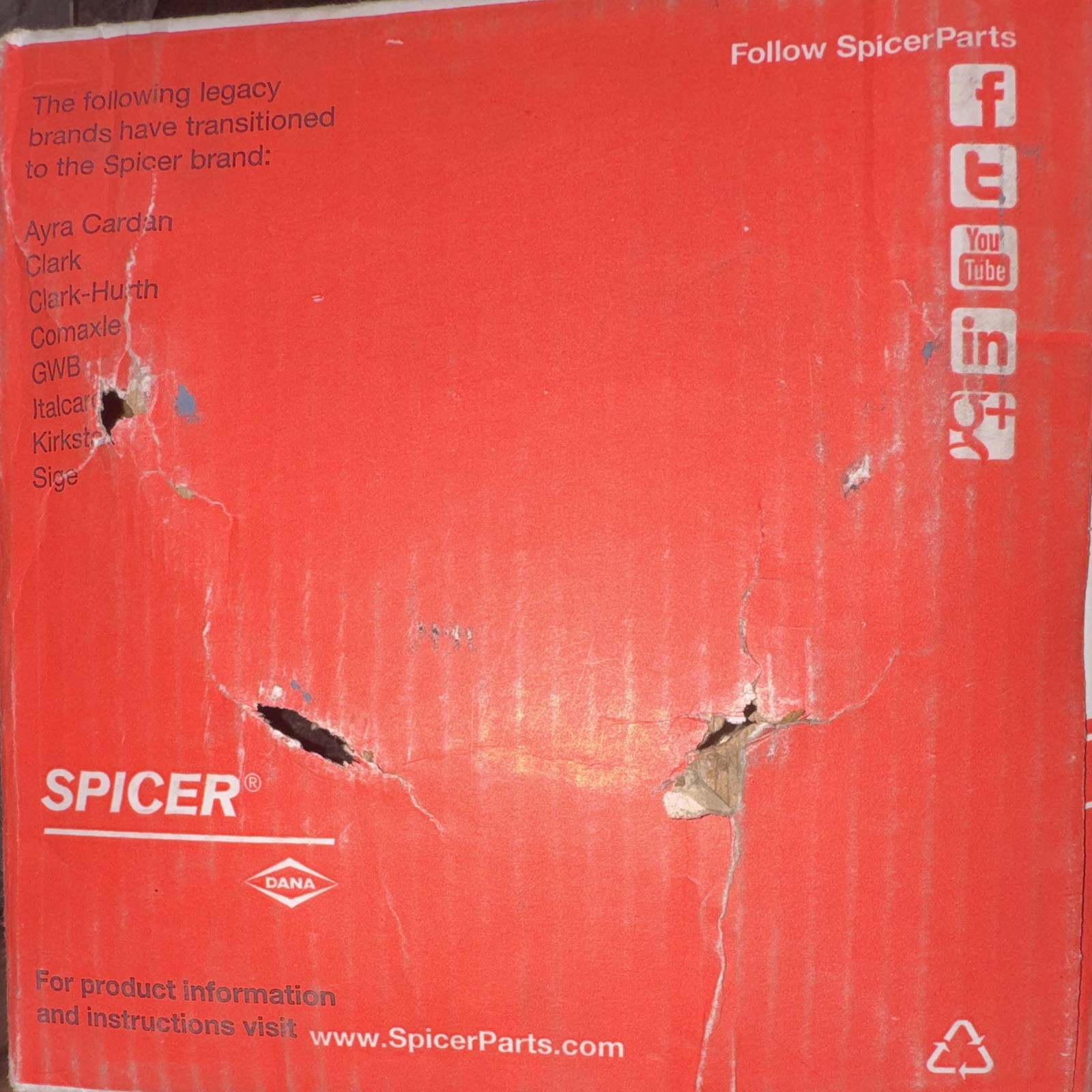 Dana Spicer 6.5-4-3551–1x Drive Shaft End Yoke Assy