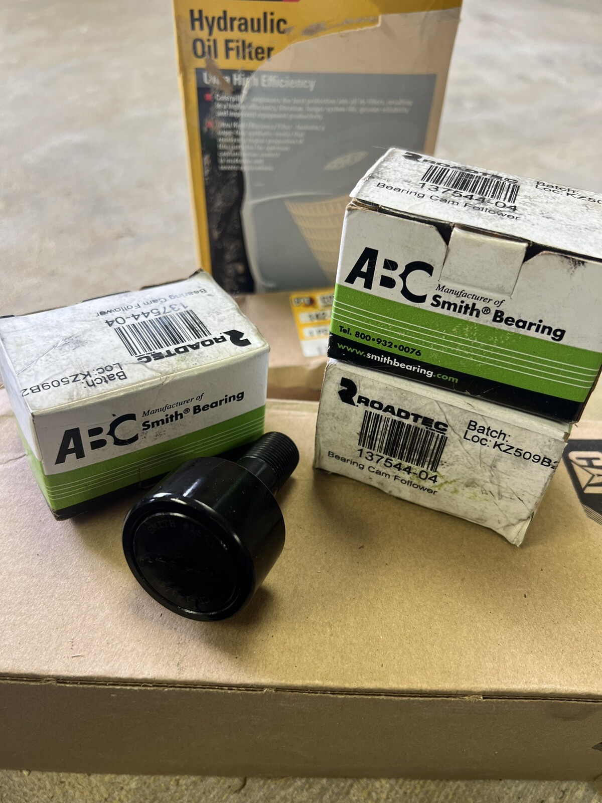 Roadtec 137544-04 Bearing Cam Follower – ABC Smith Bearing 155324 – CR-1-3/4 NEW