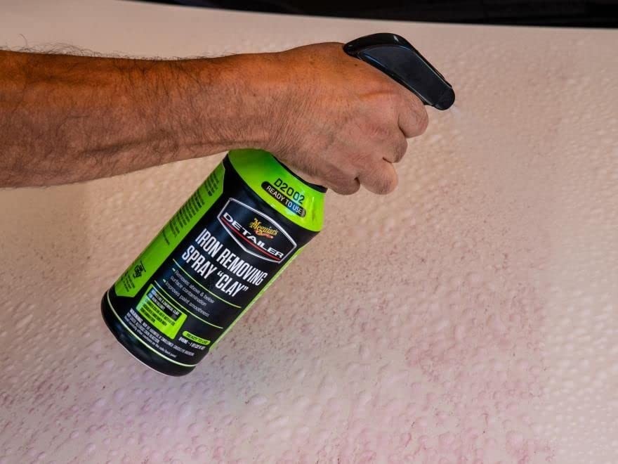 Meguiar’s DRTU200232 Iron Removing Spray Clay for Car & Auto Detailing 32oz
