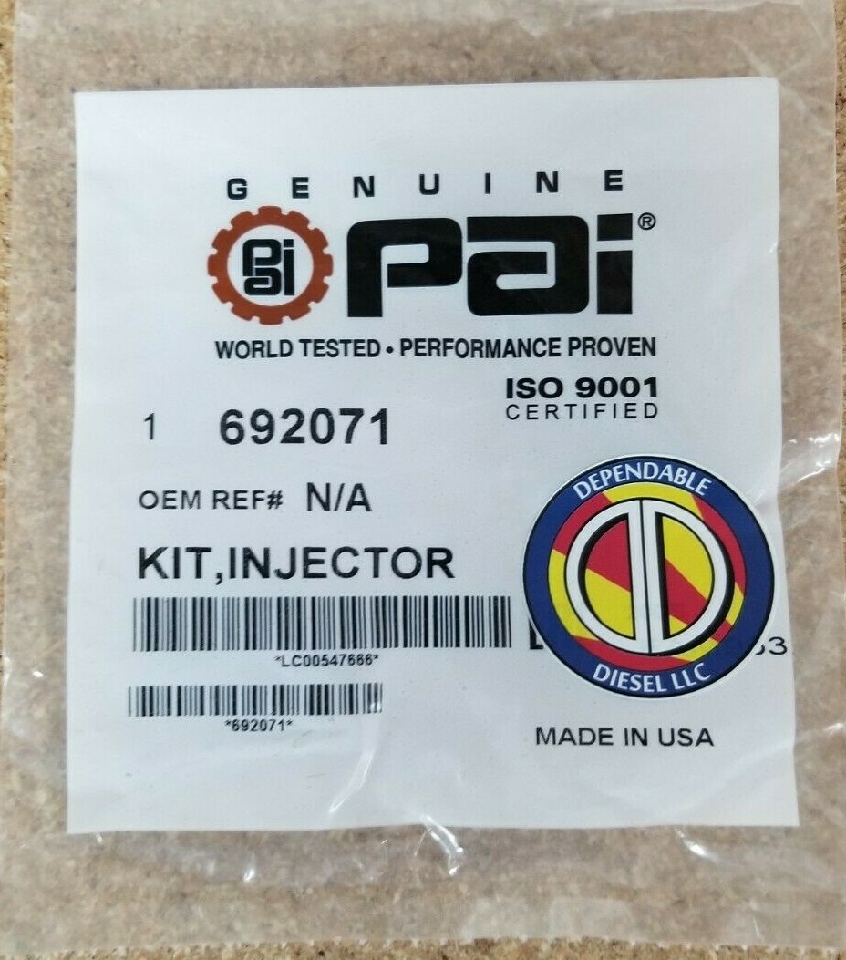 Injector O-Ring & Hardware Kit for Detroit Diesel Series 60 PAI# 692071