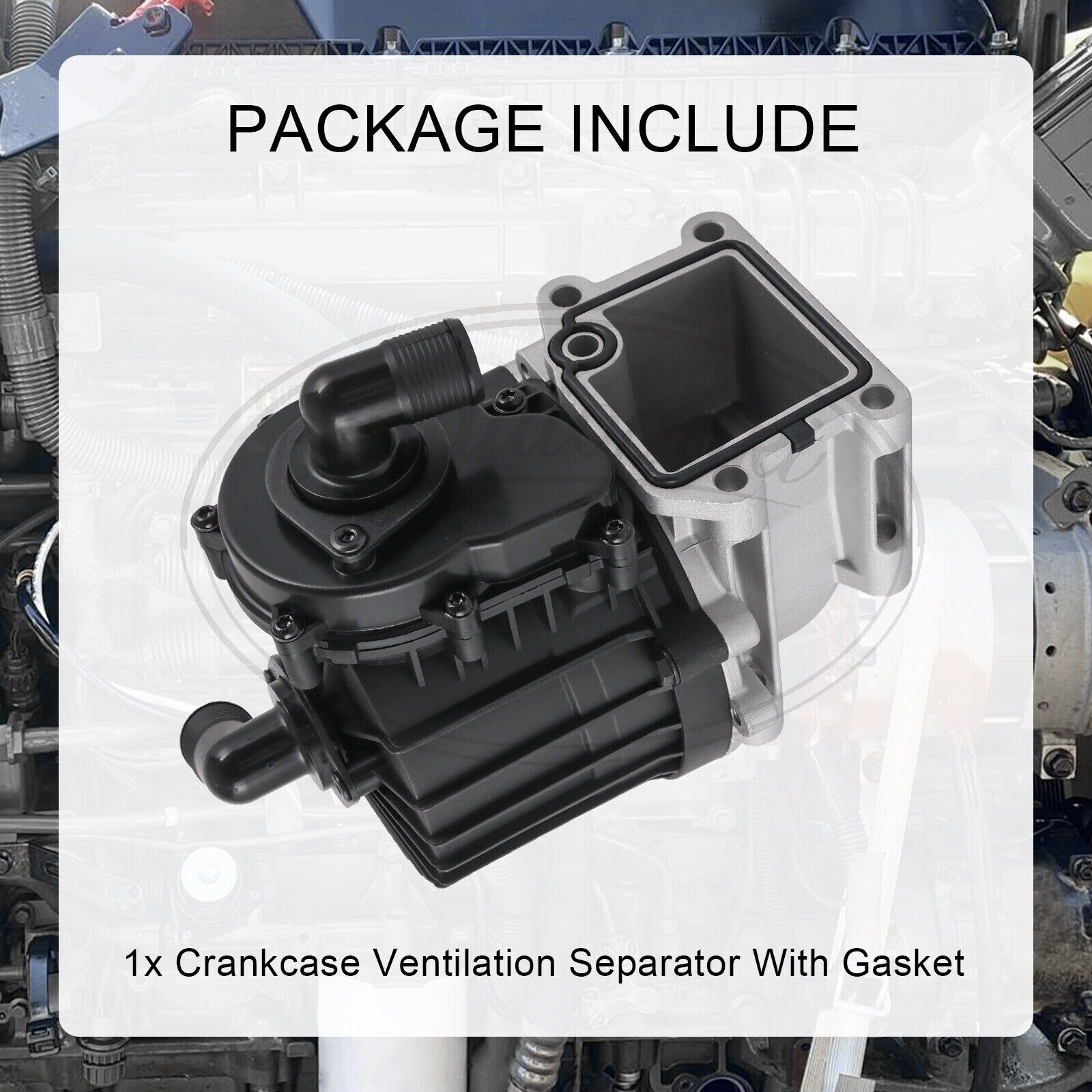 Oil Separator+Gasket For 2008-2014 Volvo Mack D13 MP8 Engine 21122541# 20499419