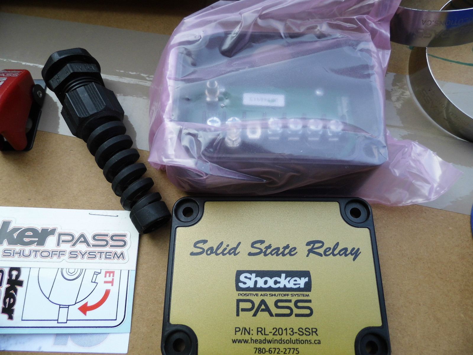 SHOCKER PASS-25 24V POSITIVE AIR SHUT-OFF SYSTEM 24V DIESEL 2.5 INCH INTAKE