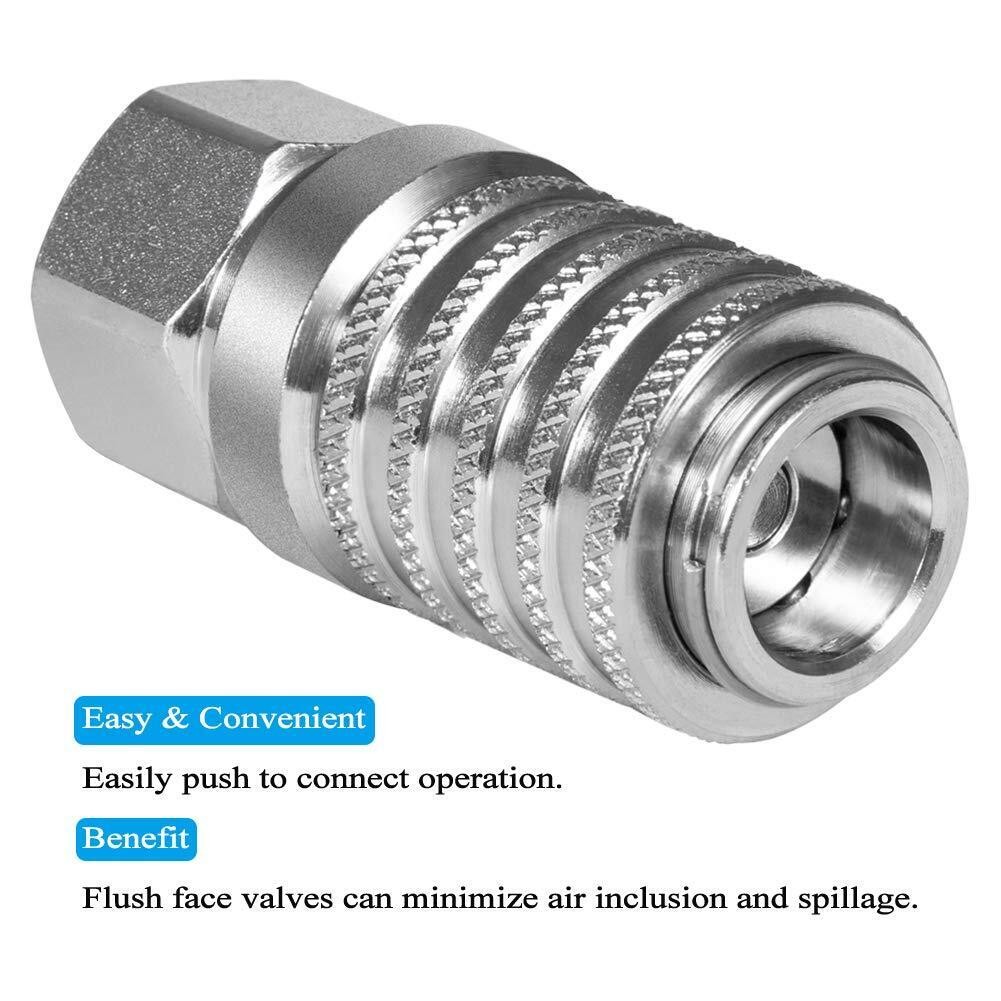 Test Port and Diagnostic Equipment Quick Coupler Female 1/4″-18 PD242 Series