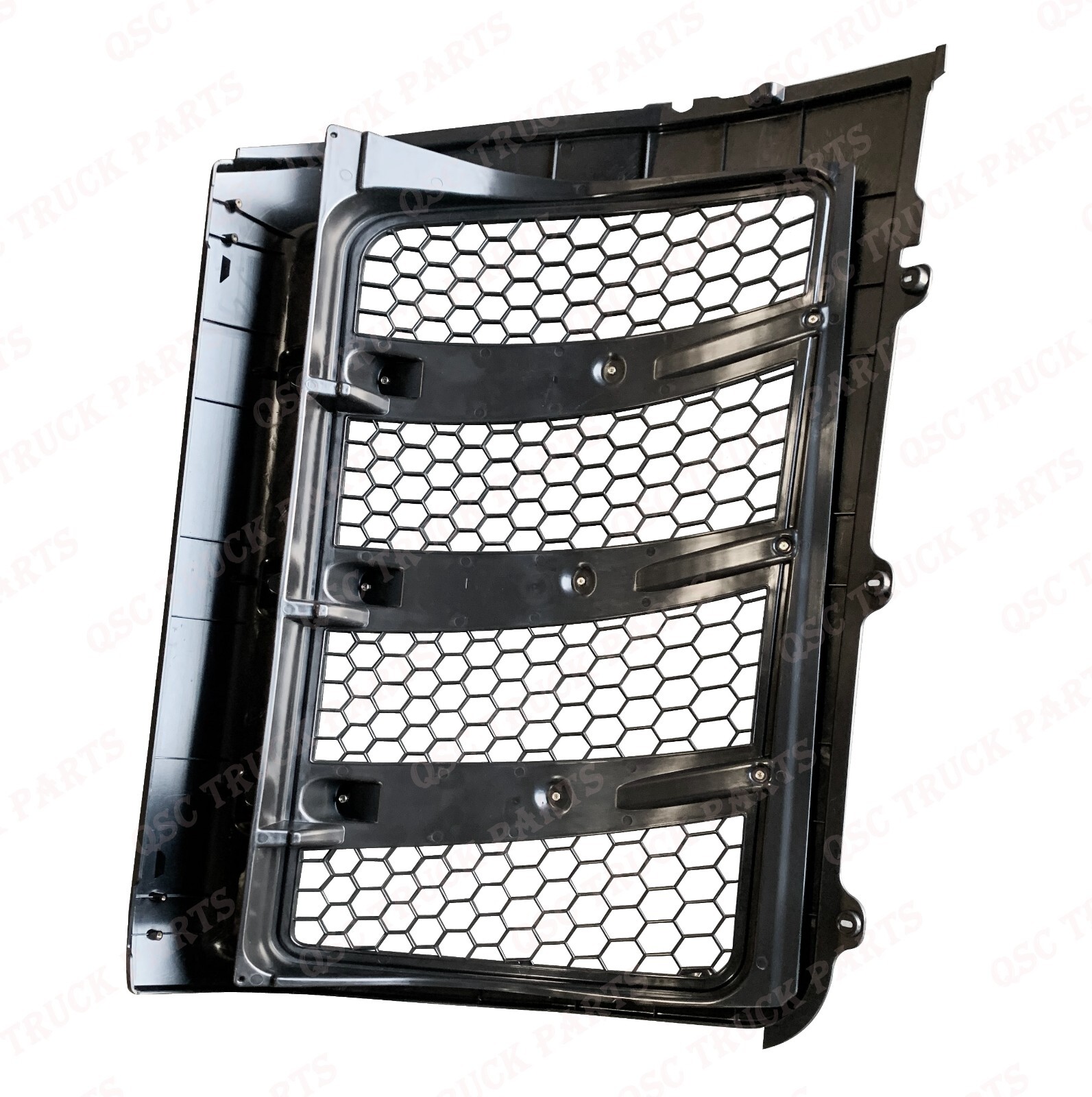 QSC Reefer Right Curbside Upper Black Grille for Thermo King Precedent