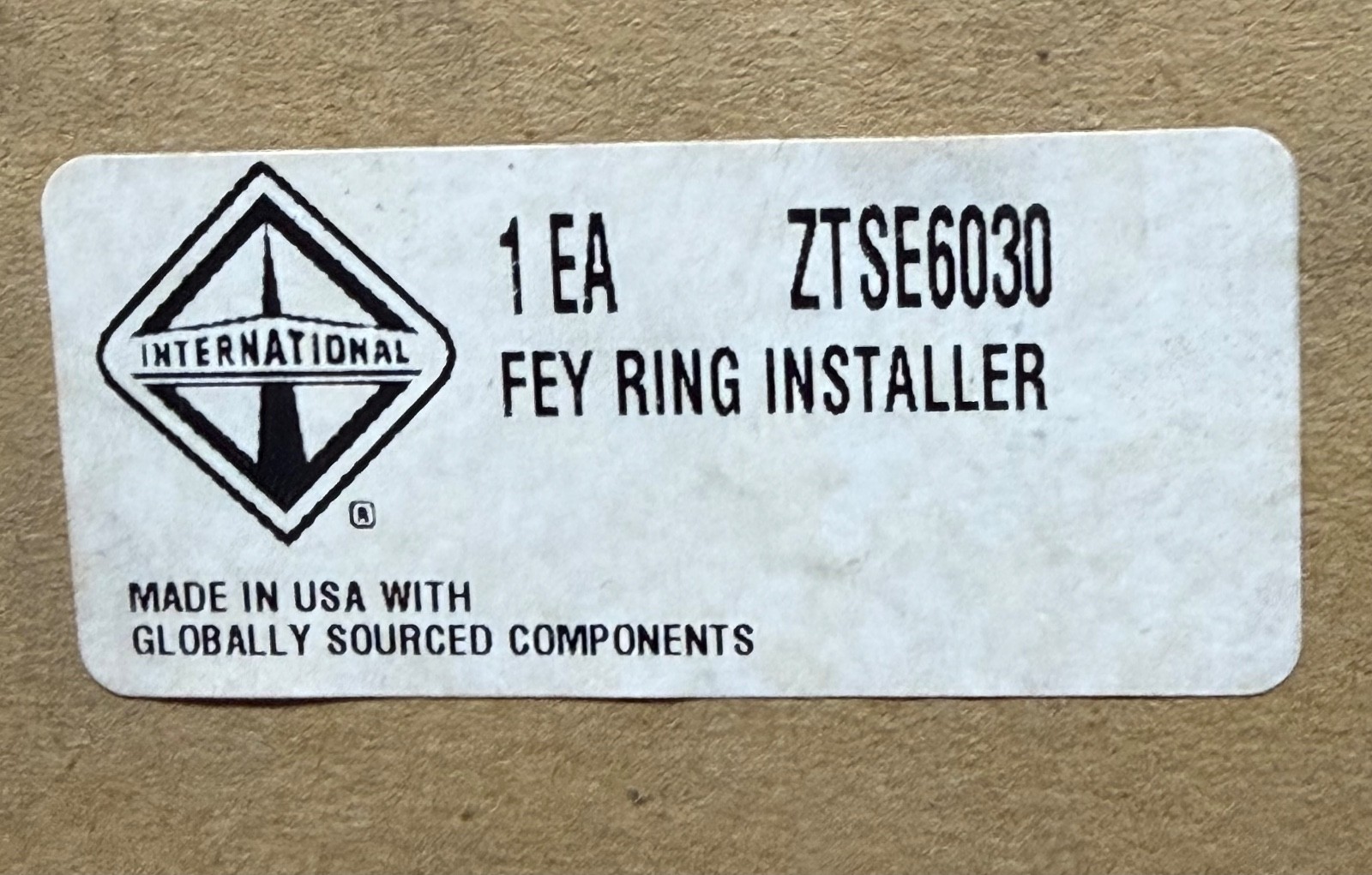 International Navistar ZTSE6030 Fey Ring Installer Tool Set OEM MaxxForce N13 N9