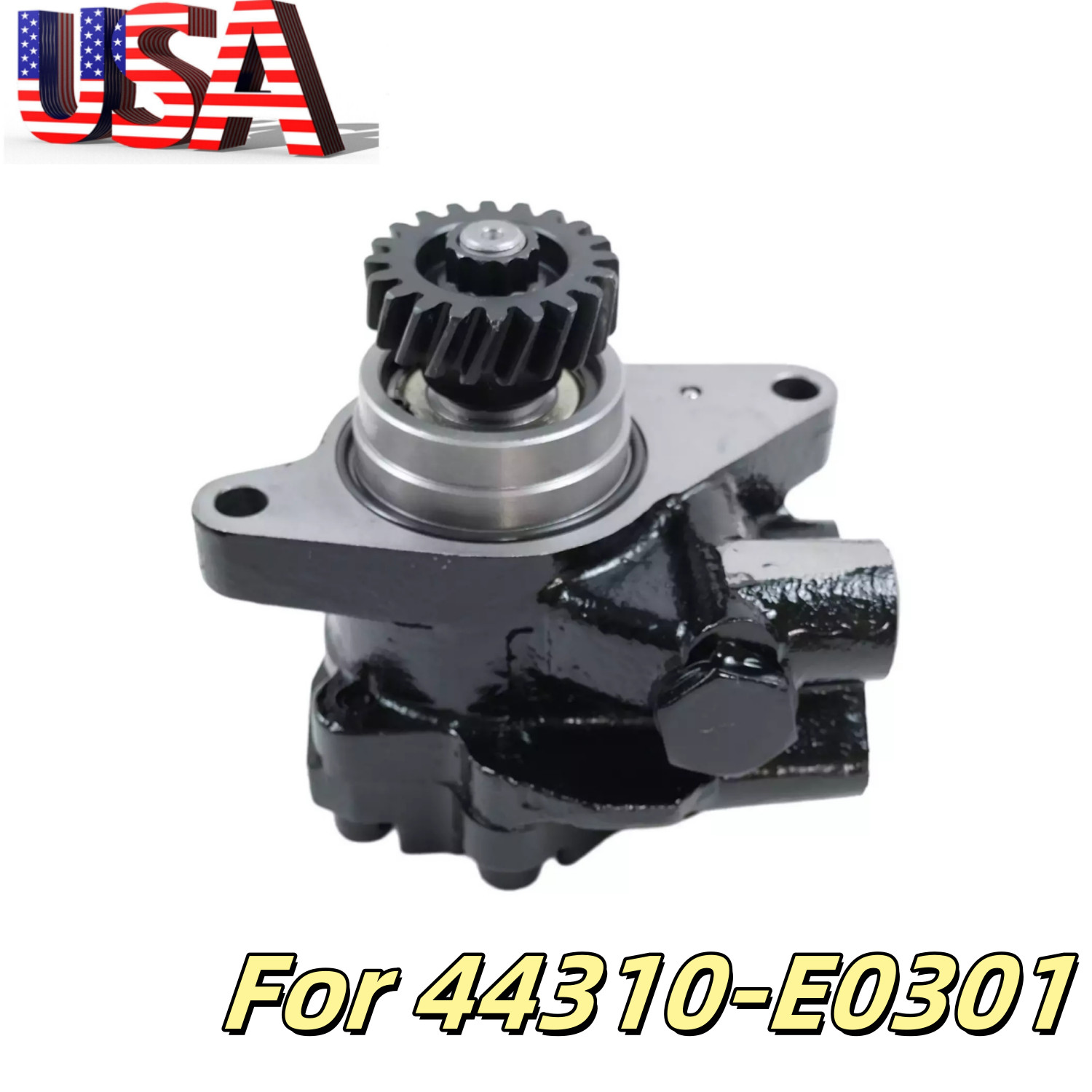 NEW 44350-1570 POWER STEERING PUMP FOR HINO 500 J08E 44310-E0301 US SELLER