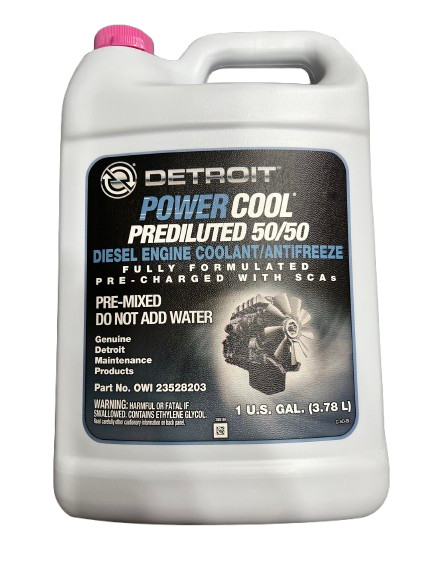 Detroit Power Cool Pre-Charged Antifreeze/Coolant 50/50 – 1 Gallon, Compatibl…