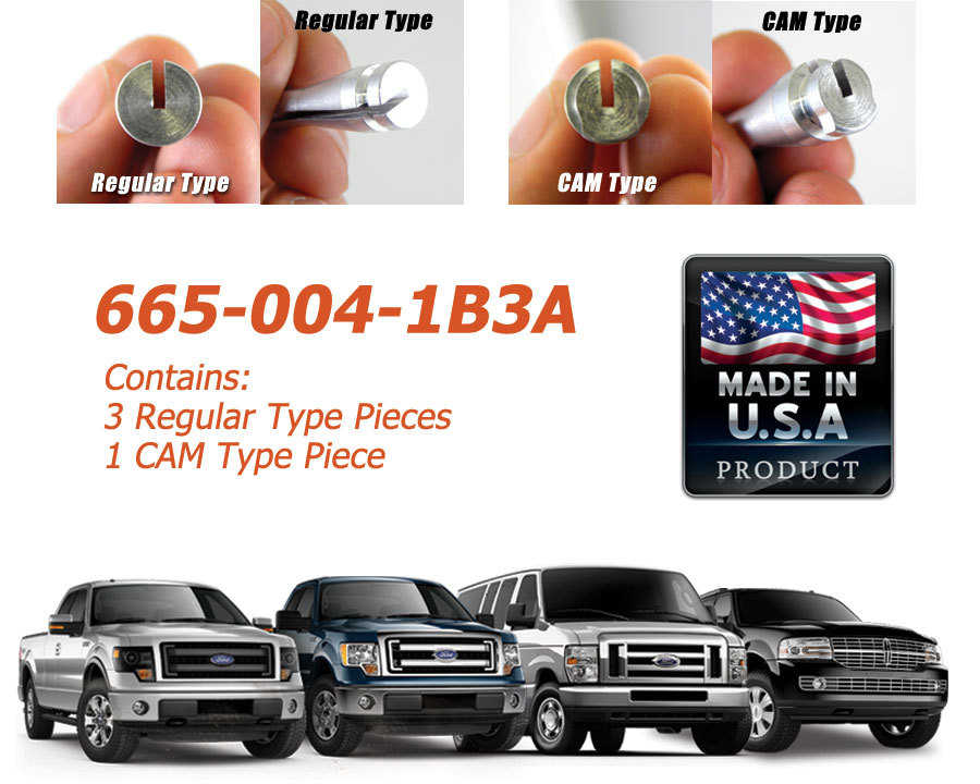 Mazda B Series Pickup Truck Cable Repair Kit (Rear Suicide Door) #1B3A