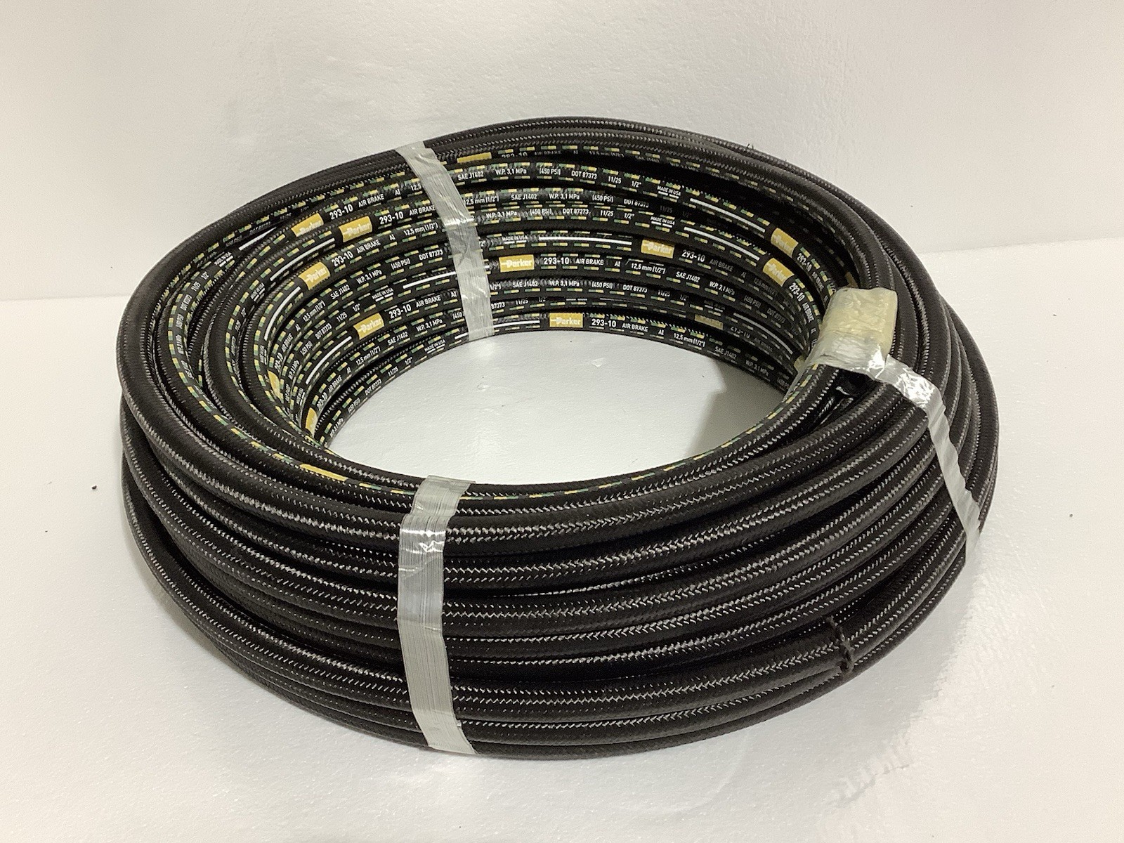62ft, 1/2″ Parker 293-10 Transportation AI Air Brake Hose Tubing 450 PSI
