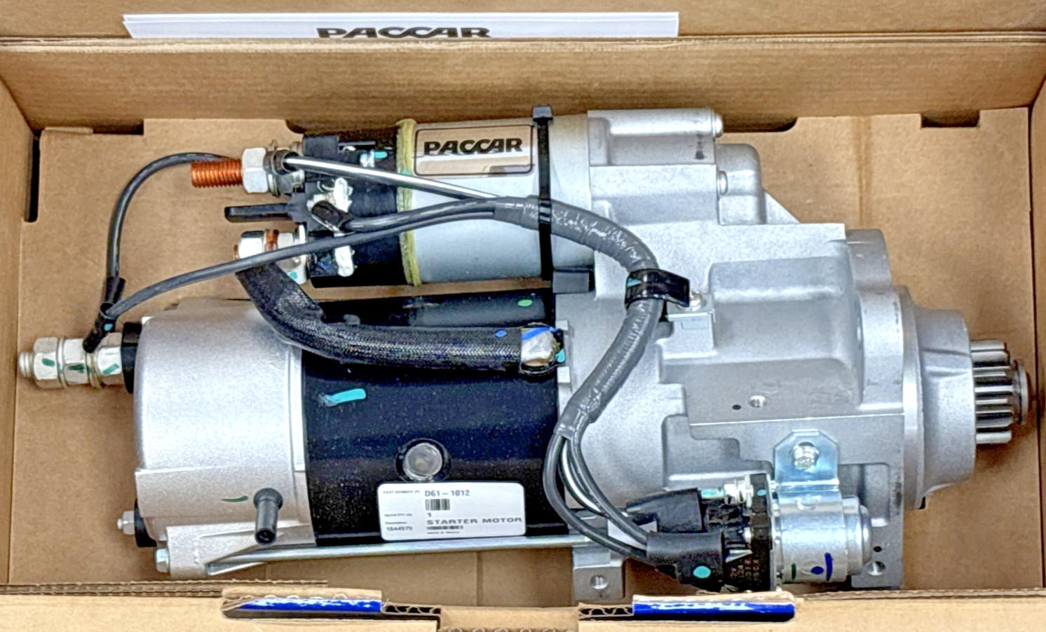 ~ NEW GENUINE PACCAR OEM HEAVY DUTY STARTER for MX EPA13 ENGINE~ PART # D61-1012