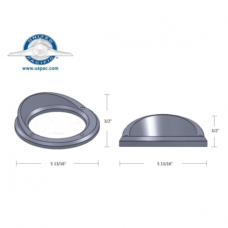 Stainless Light Bracket w/ Two 4″ Incandescent Lights & Visors – Amber Lens